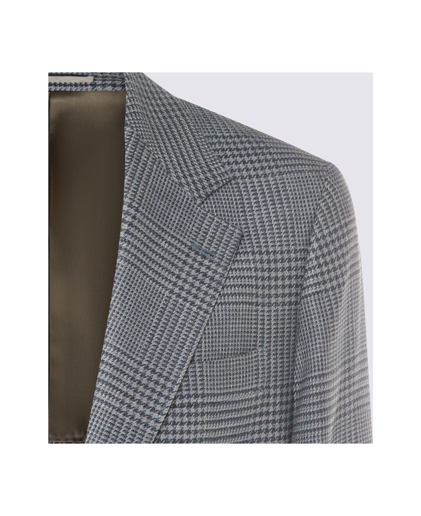 Brunello Cucinelli Grey Wool Blazer - Grey