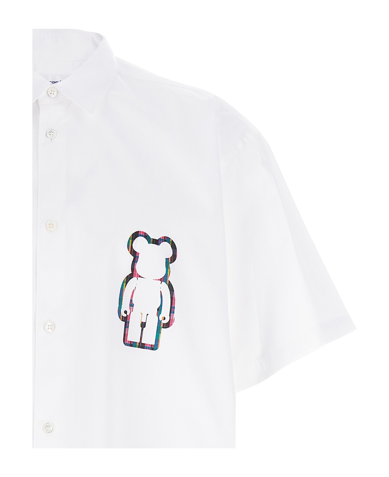 Comme des Garçons Shirt Camicia Comme Des Garçons Shirt X Be@rbrick - White