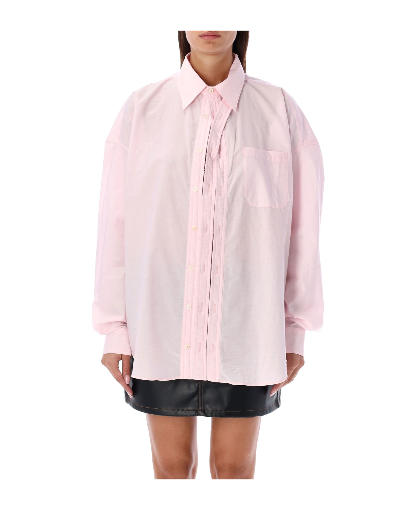 Y/Project Hook And Eye Shirt - LIGHT PINK