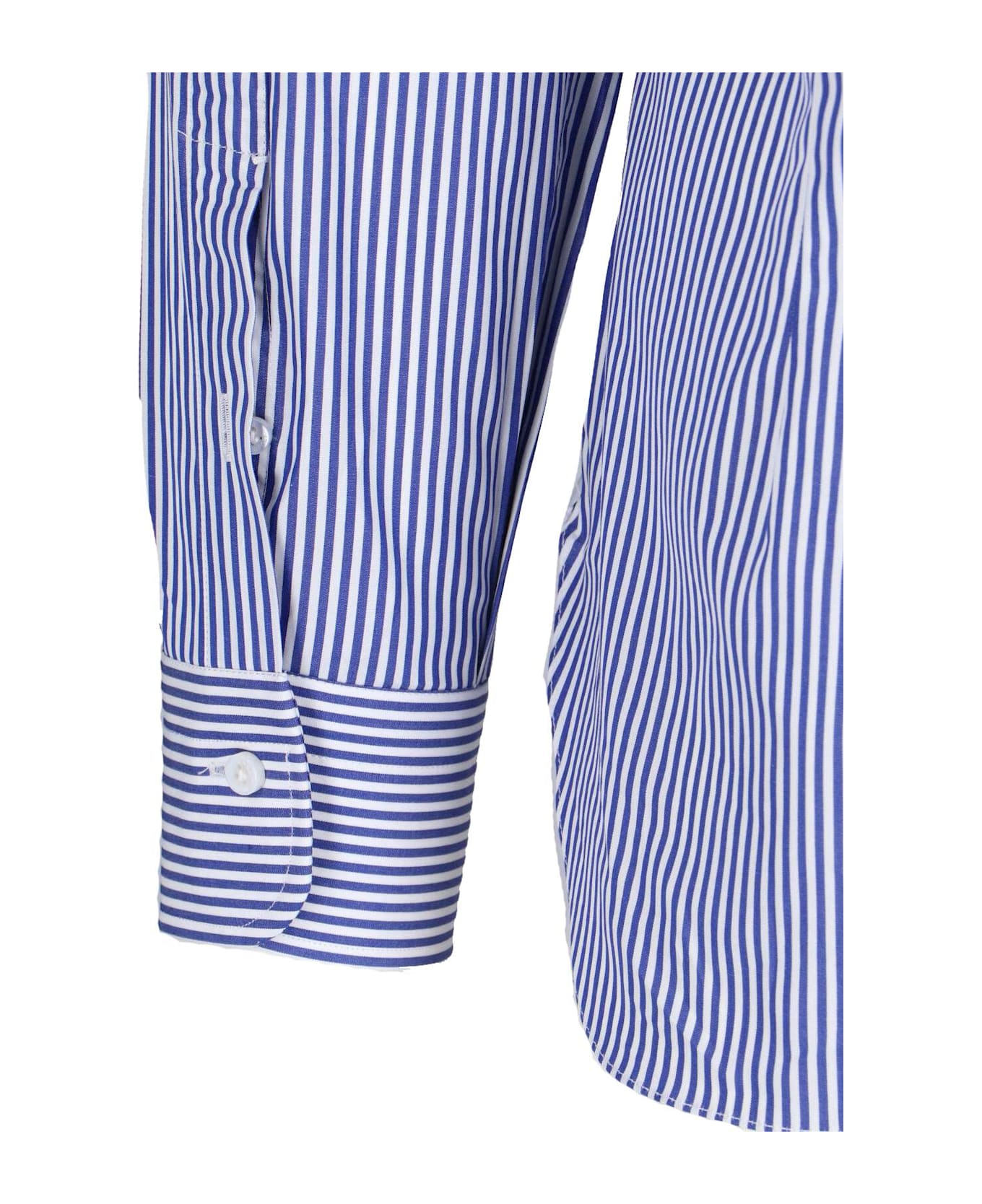 Barba Napoli 
i
 Striped Shirt - Blue