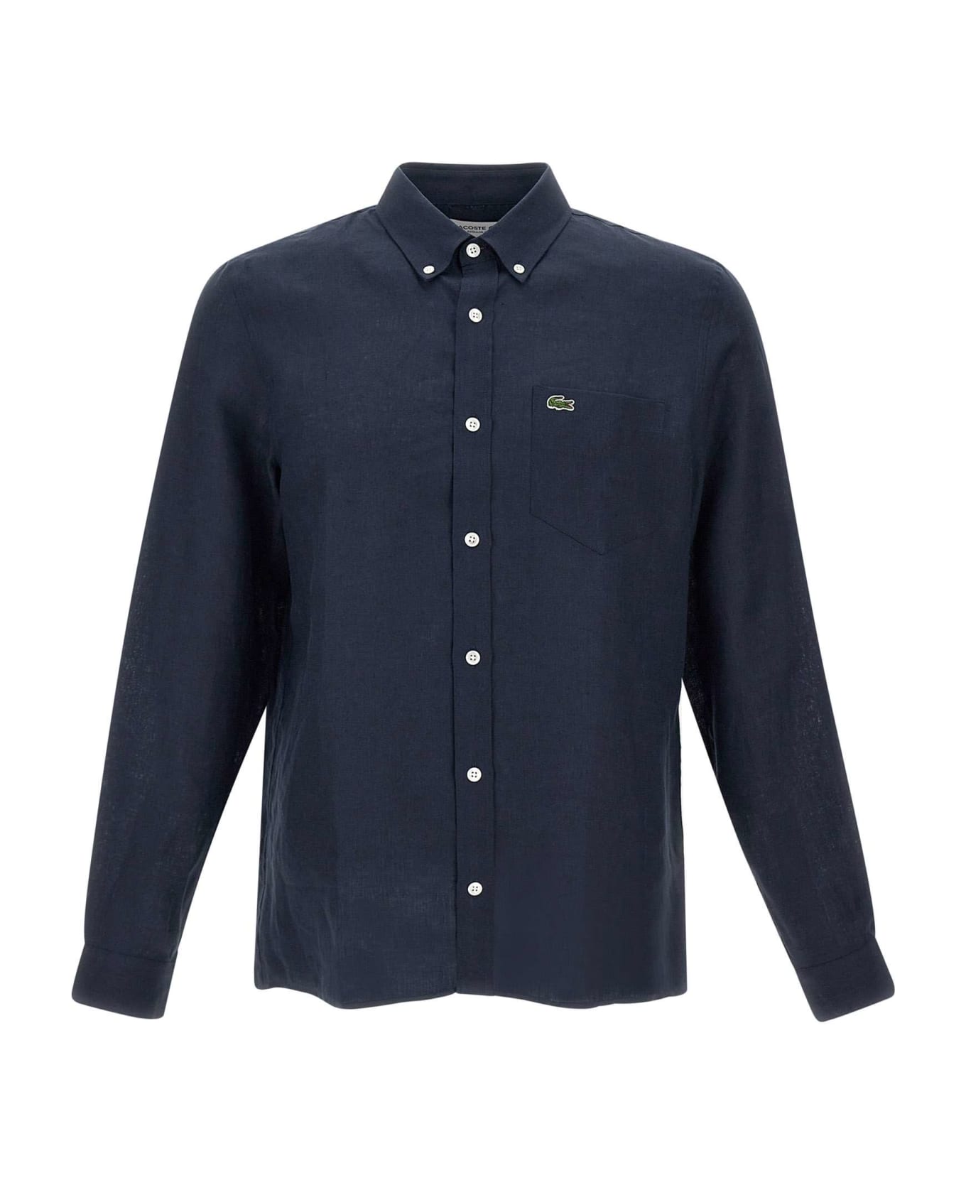 Lacoste Linen Shirt - Blu