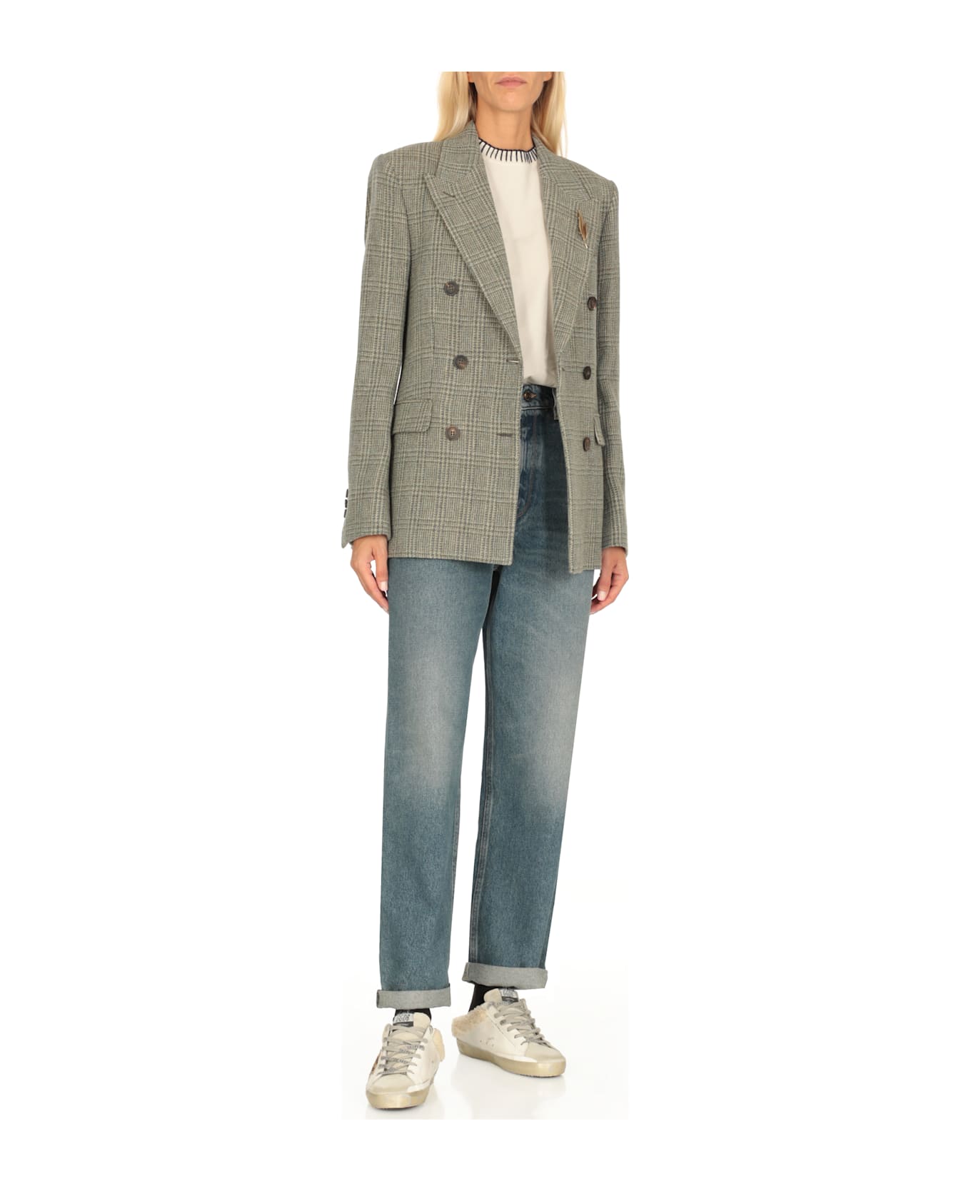 Golden Goose Super Star Sabot - White