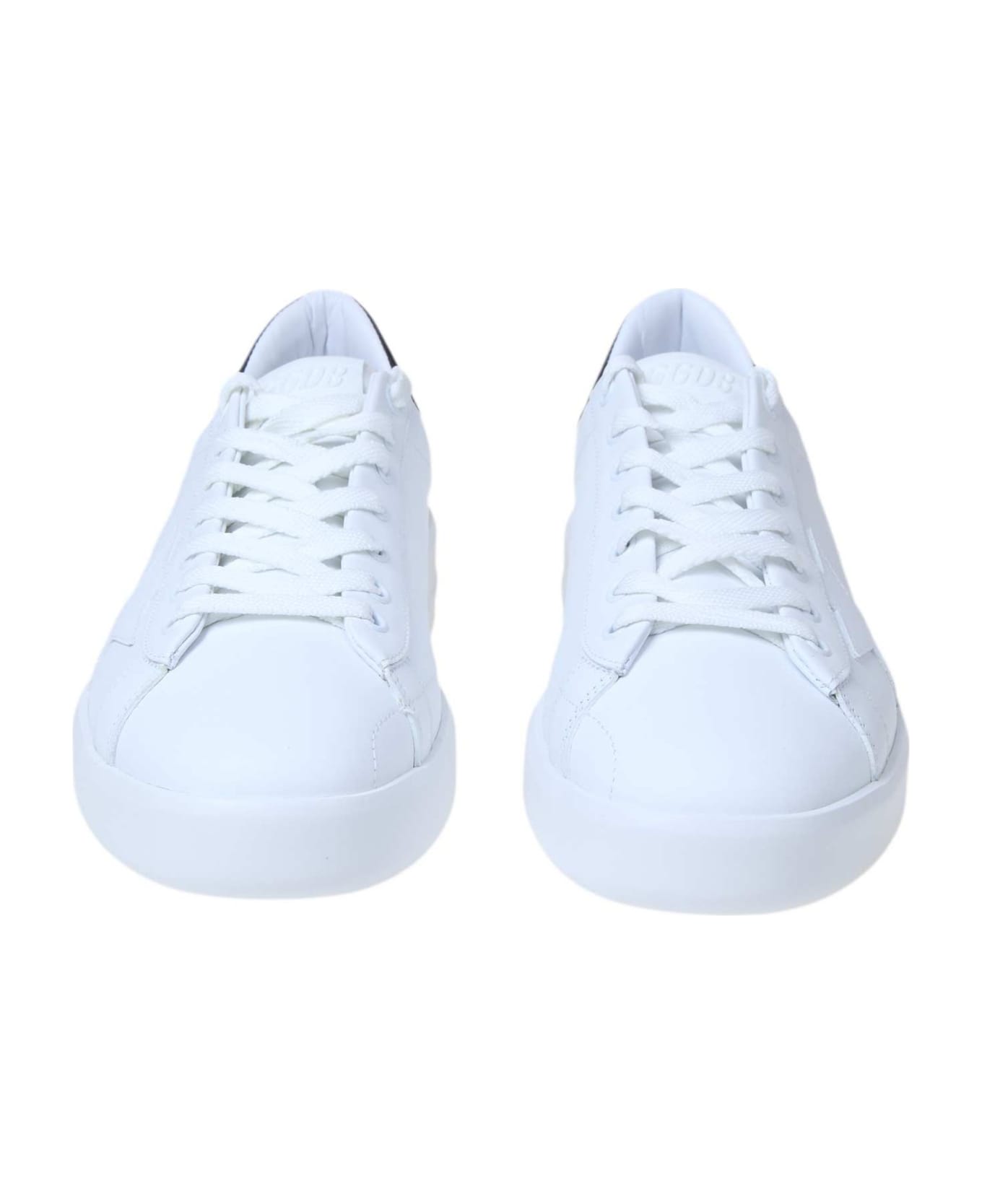 Golden Goose Pure Star Leather Low-top Sneakers - White/Black