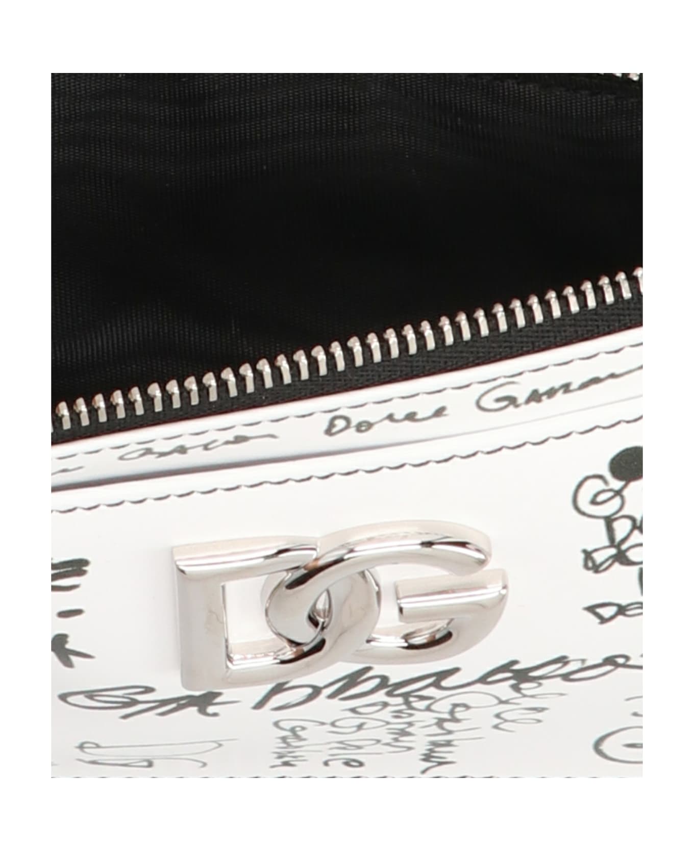 Dolce & Gabbana Logo Wallet - White/Black