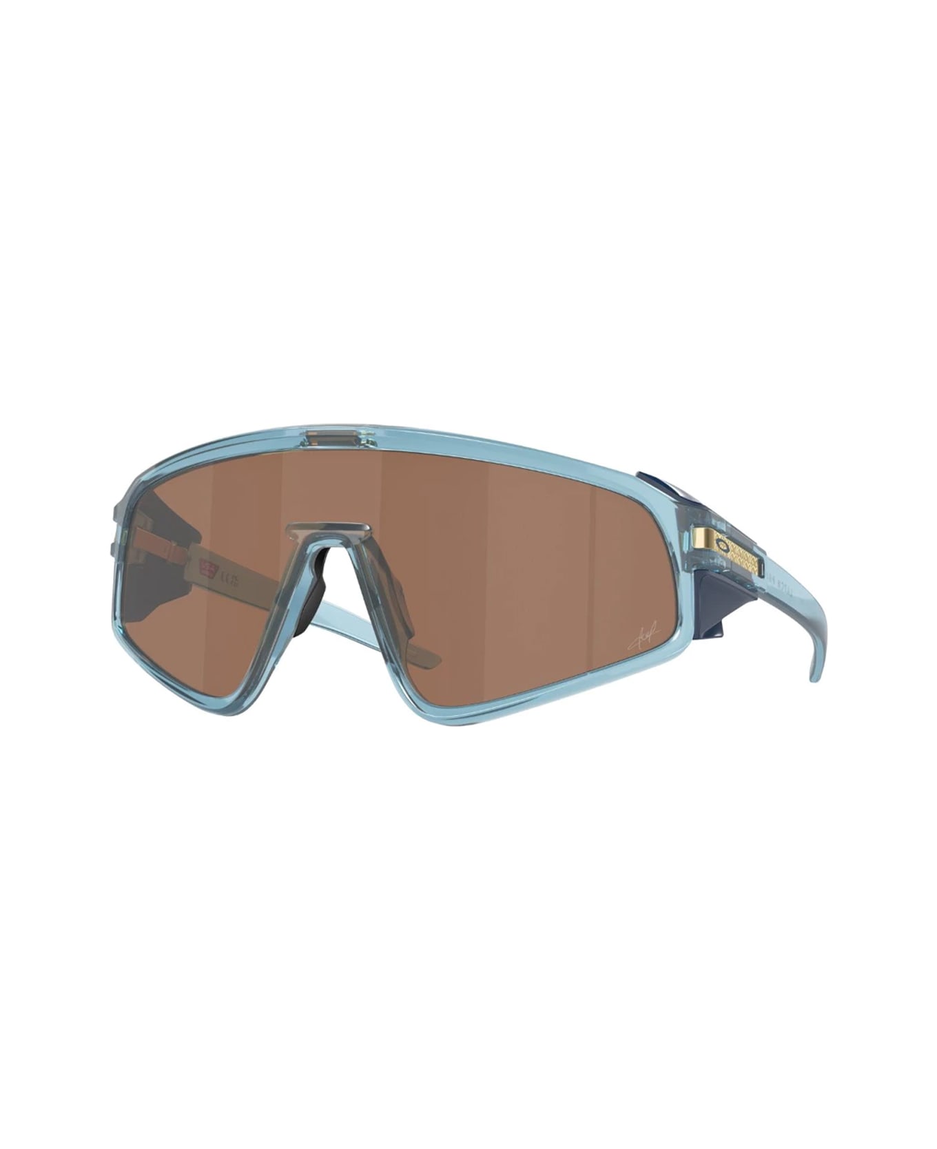 Oakley Oo9404 Latch Panel 940408 Transparent Stonewash Sunglasses - Blu