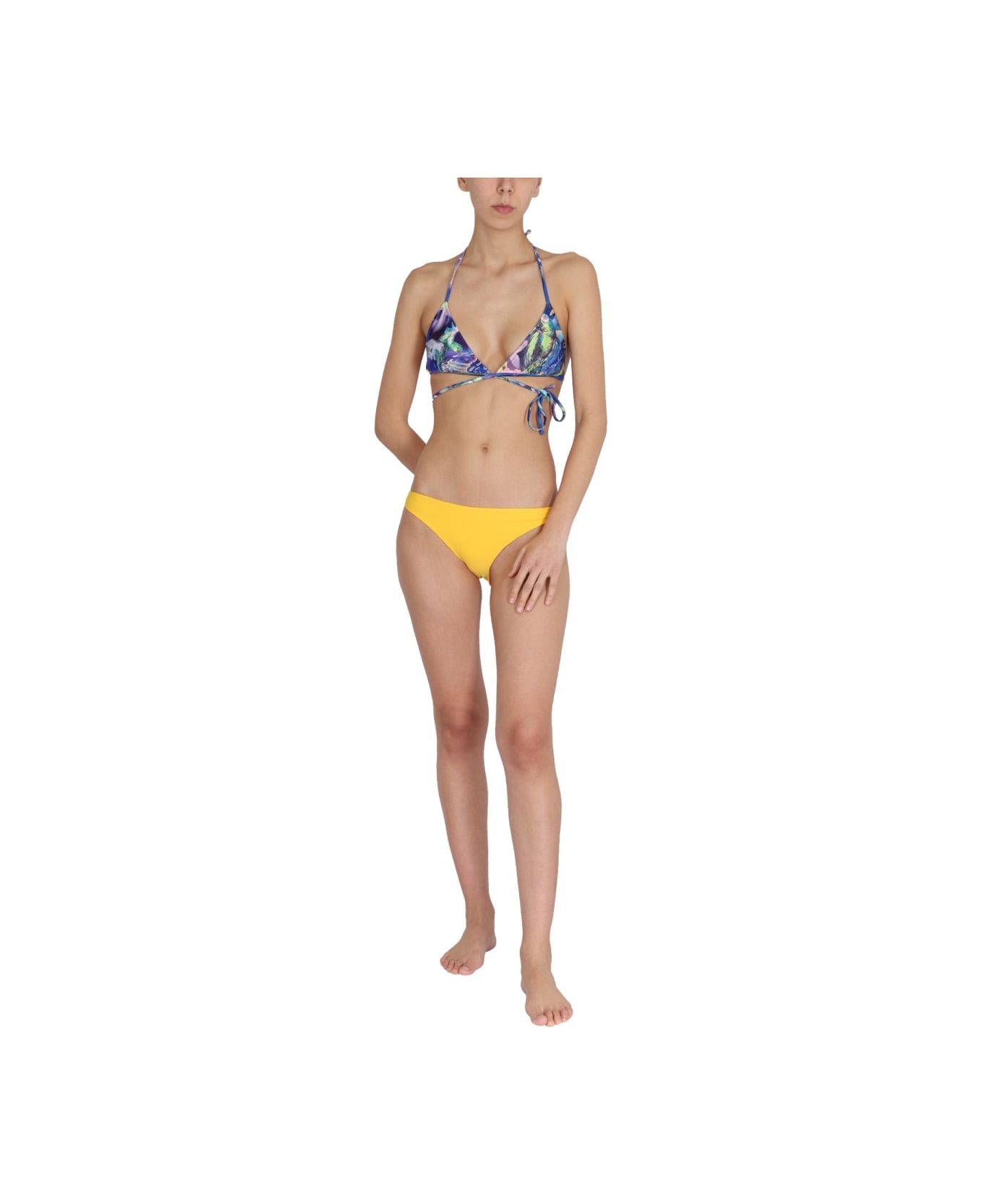 Moschino Low Waist Bikini Briefs - YELLOW