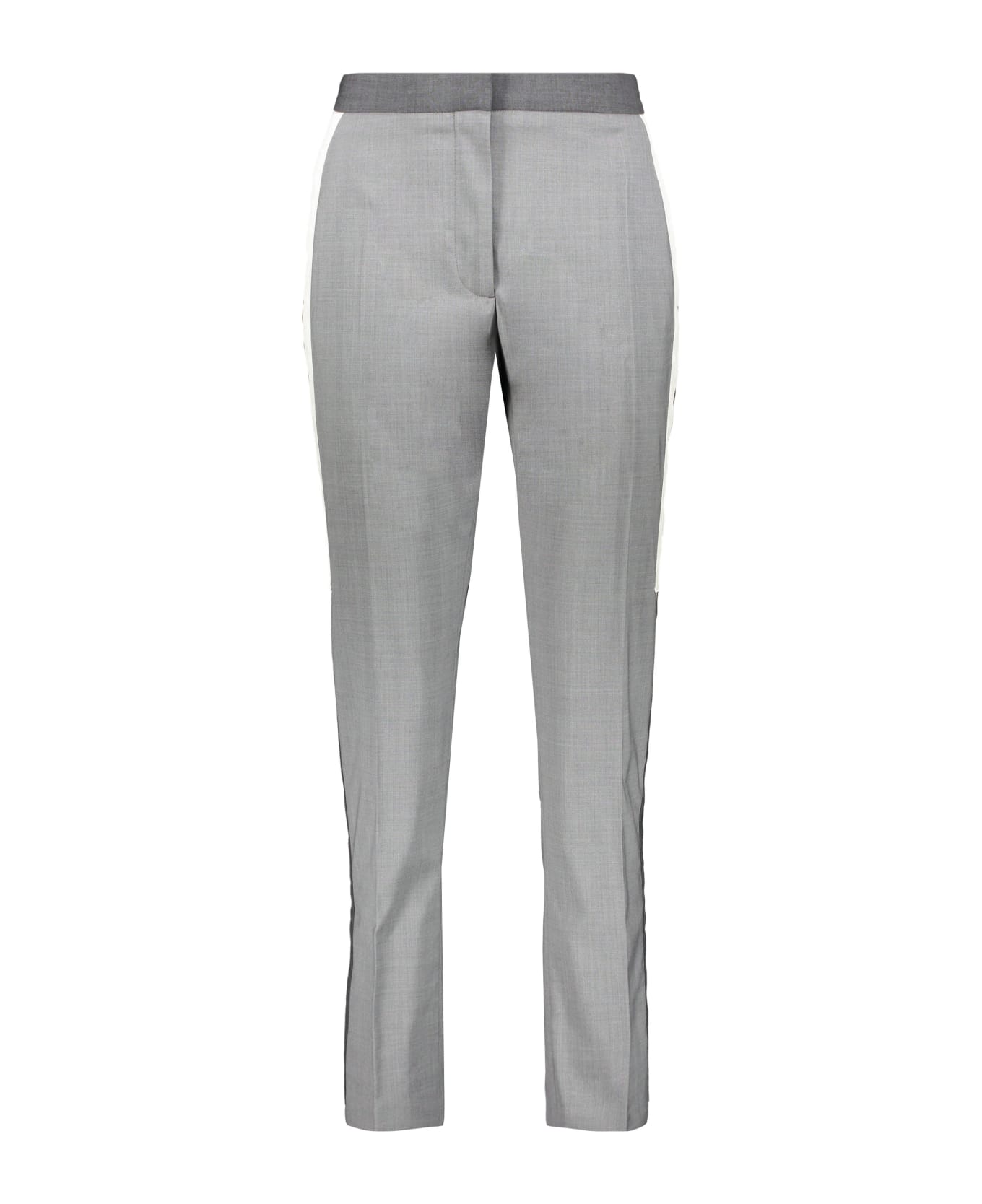Burberry Wool Trousers - grey ボトムス