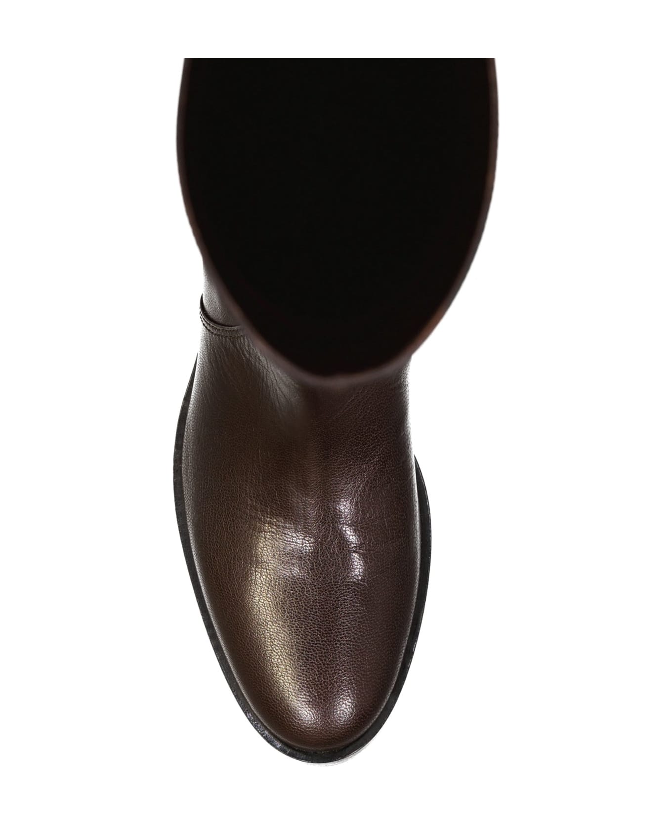 Sergio Rossi Leather Boots - Brown