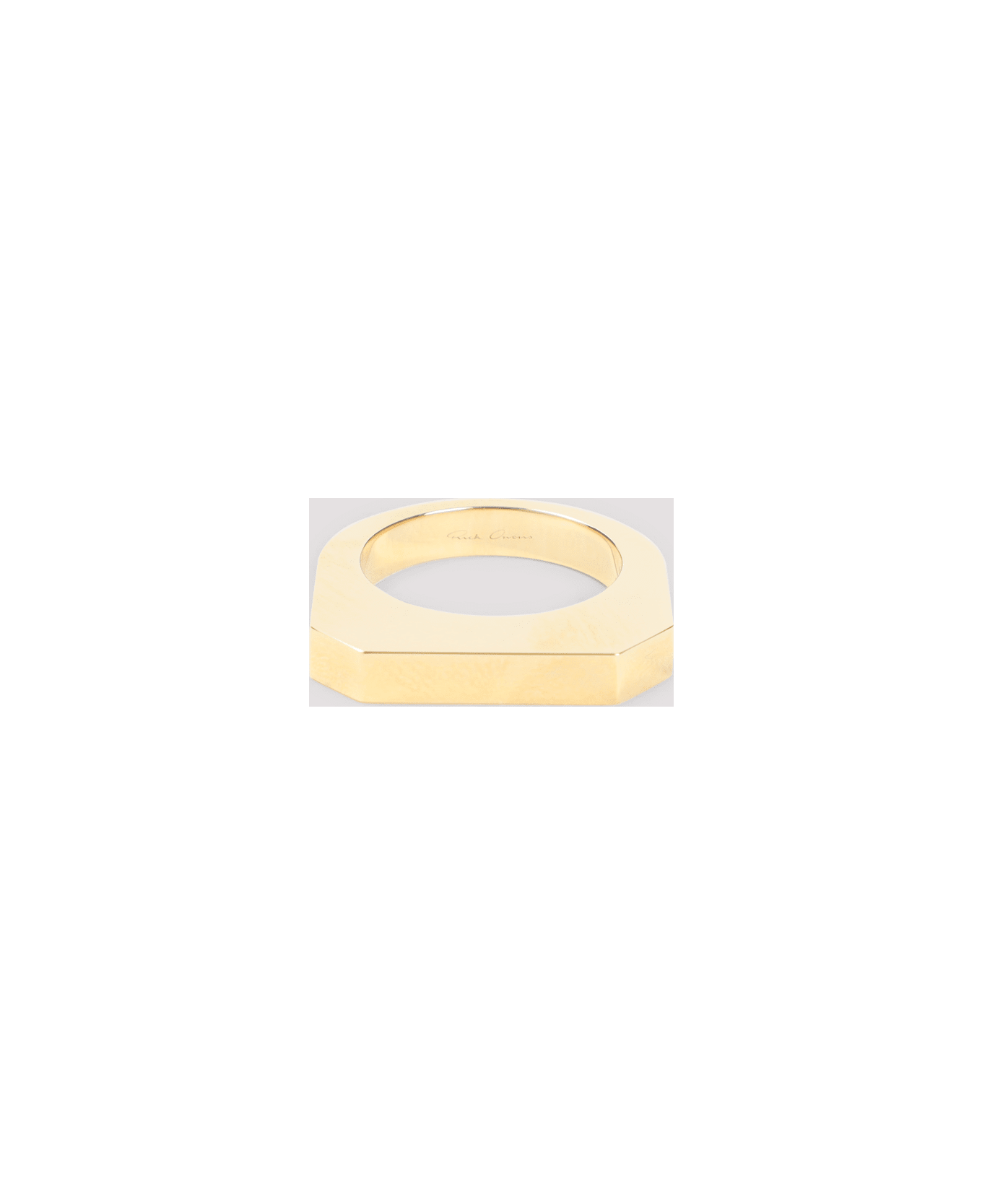 Rick Owens Hollywood Ring - Silver Plated Gold