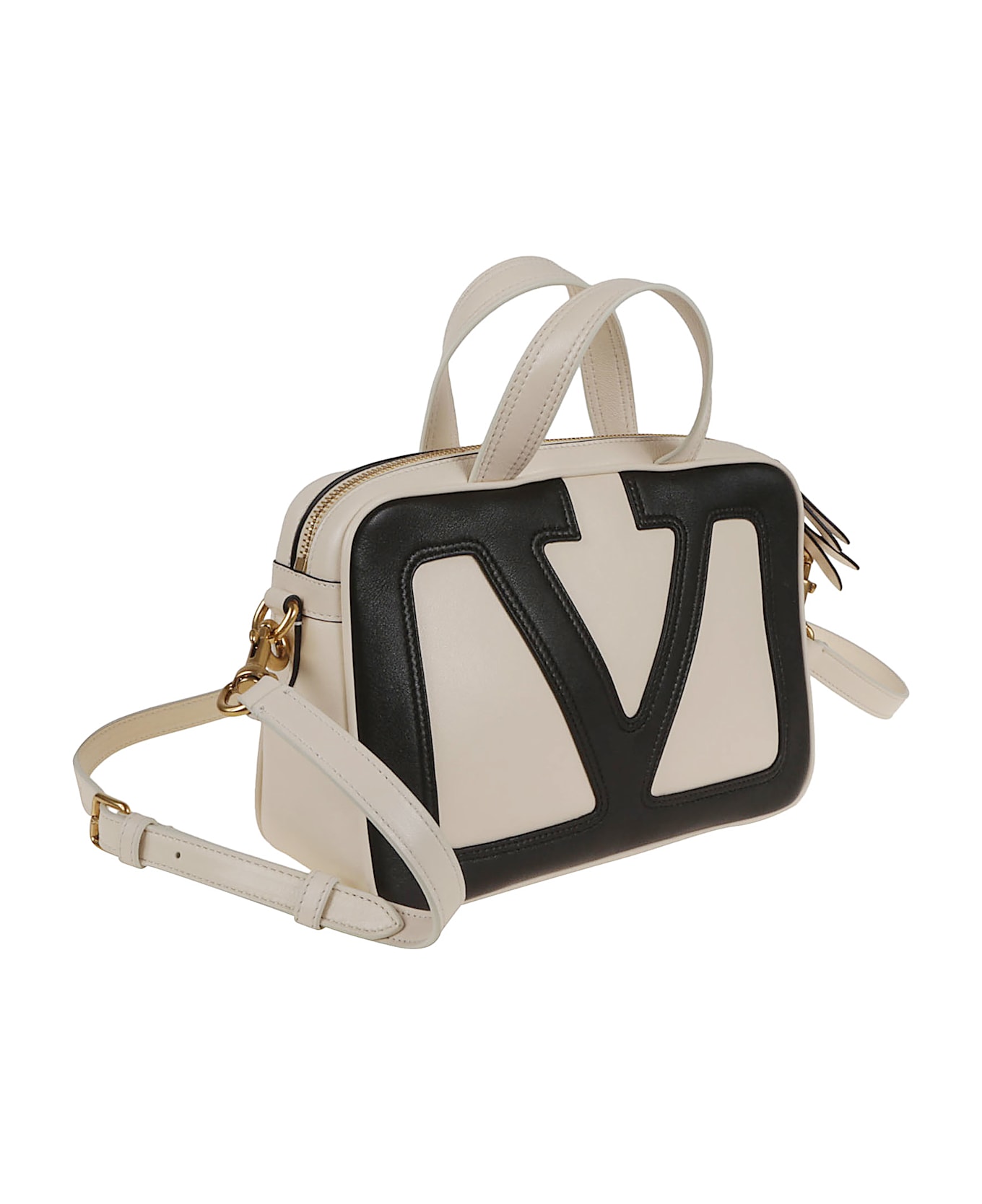 Valentino Garavani Small Duffle Viva Superstar - White