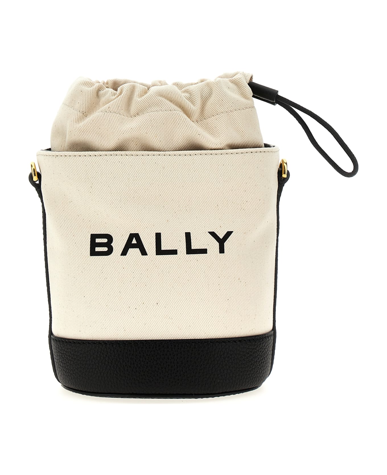 Bally 'bar Mini 8 Hours' Shopping Bag - White/Black トートバッグ