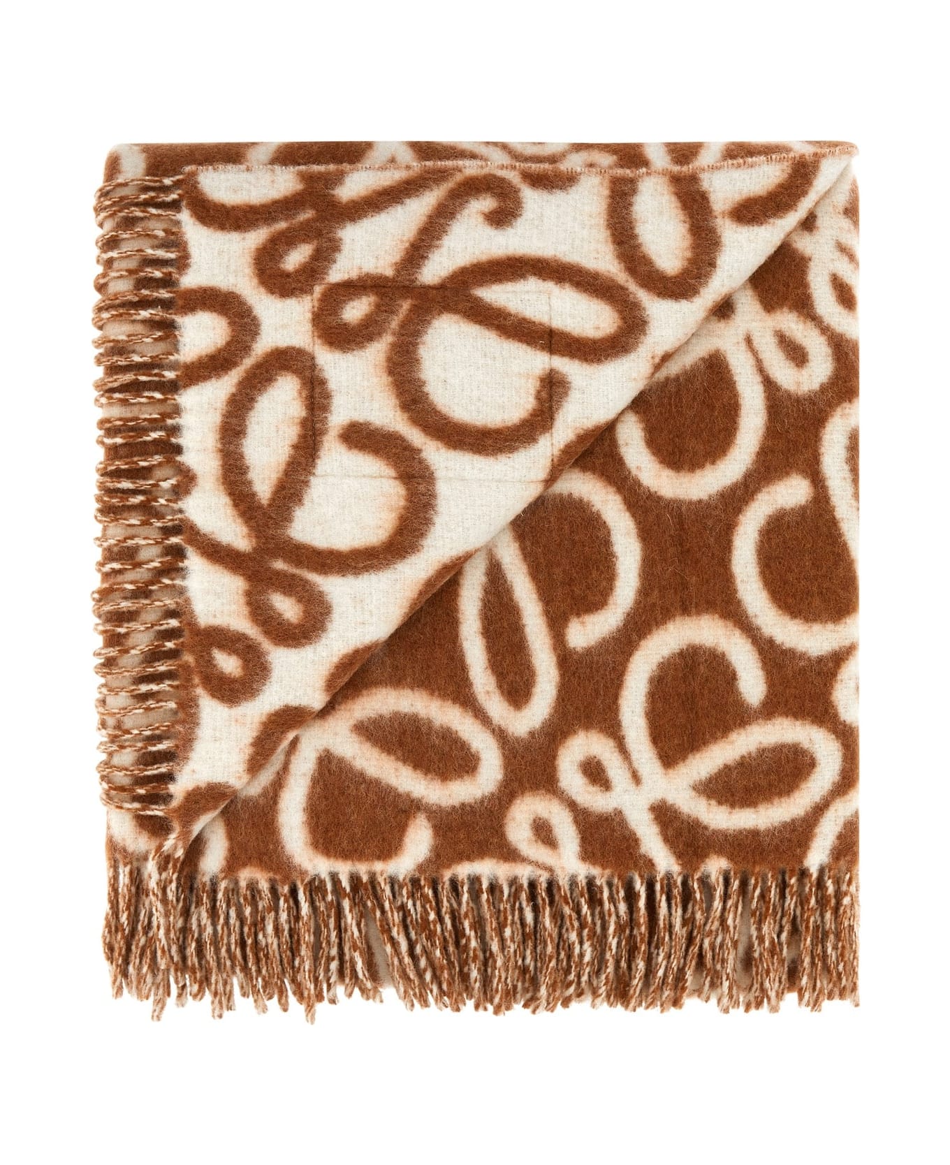 Loewe Coperta - BROWNWHITE