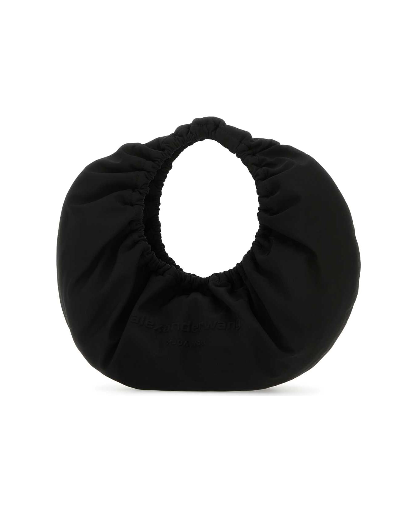 Alexander Wang Black Fabric Crescent Medium Handbag - BLACK