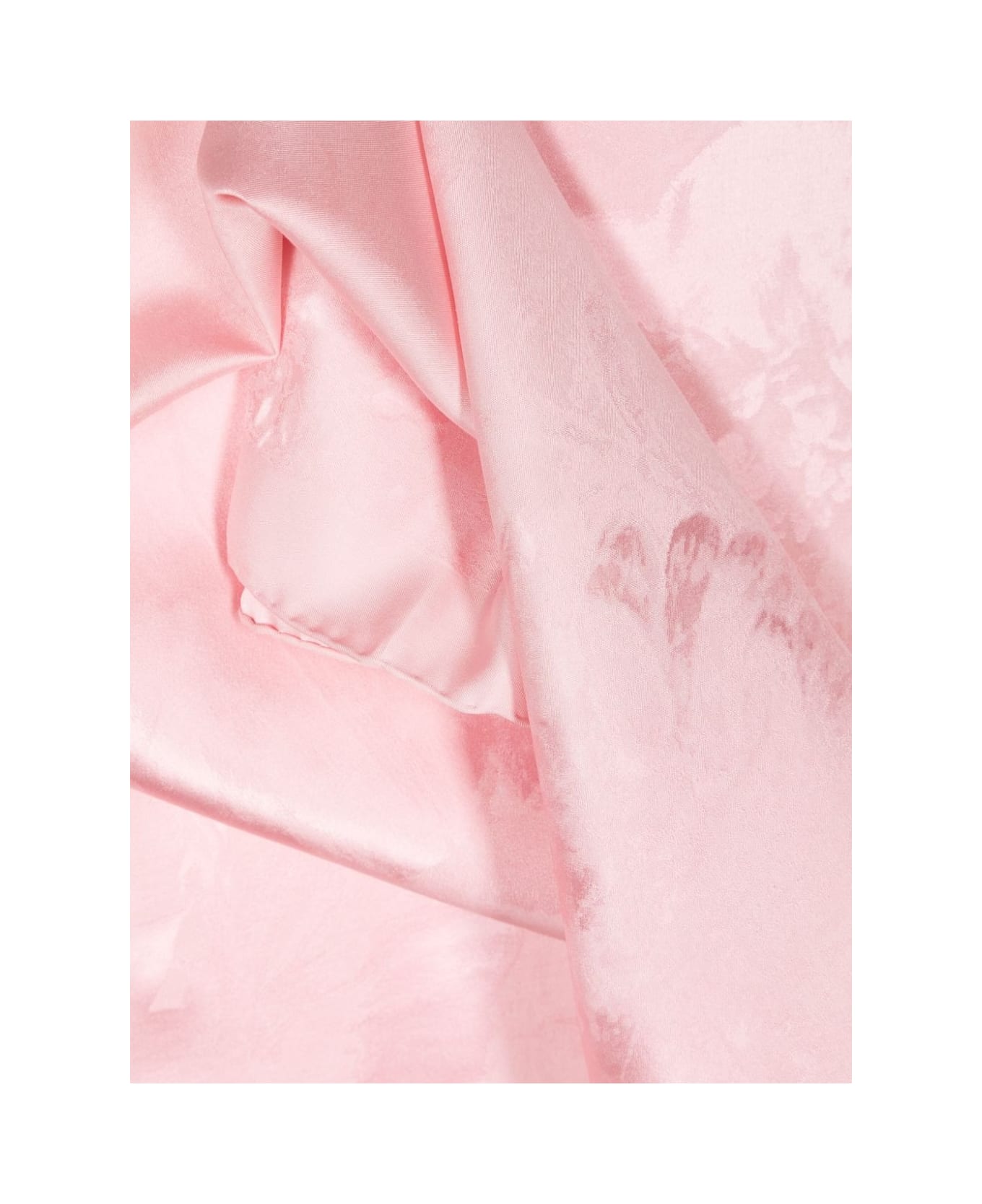 Alexander McQueen Pink Floral Jacquard Silk Scarf - Pink スカーフ＆ストール
