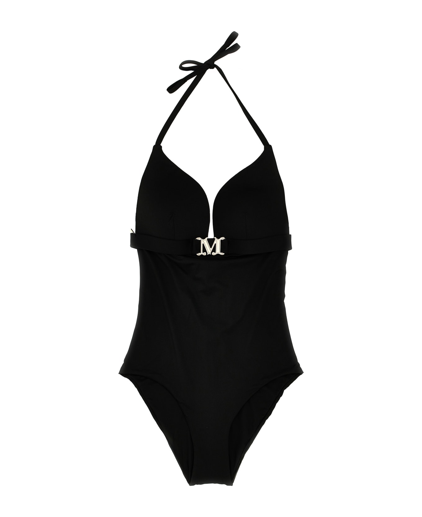 Max Mara 'cecilia' One-piece Swimsuit - Black  
