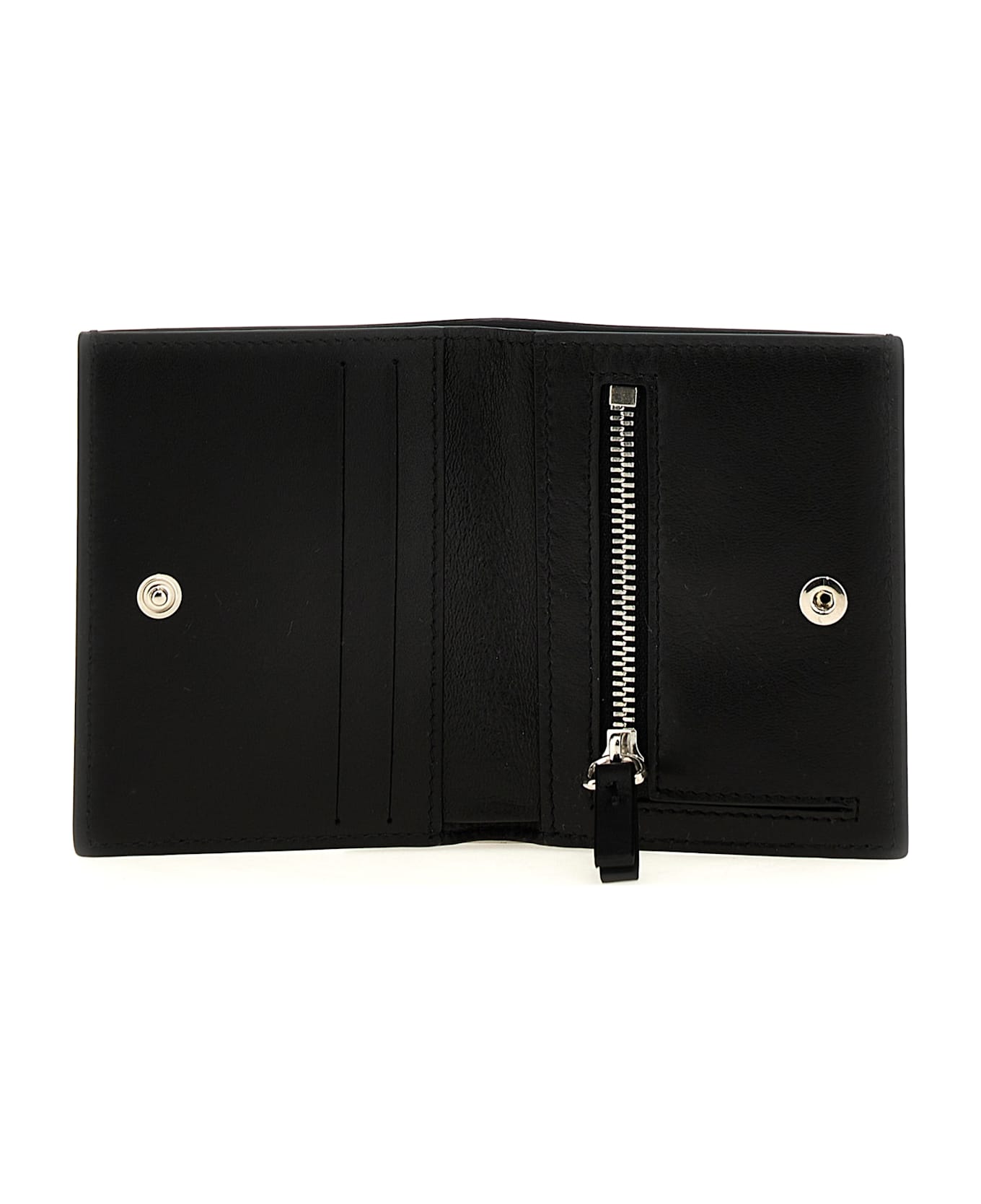 MM6 Maison Margiela Logo Wallet - BLACK