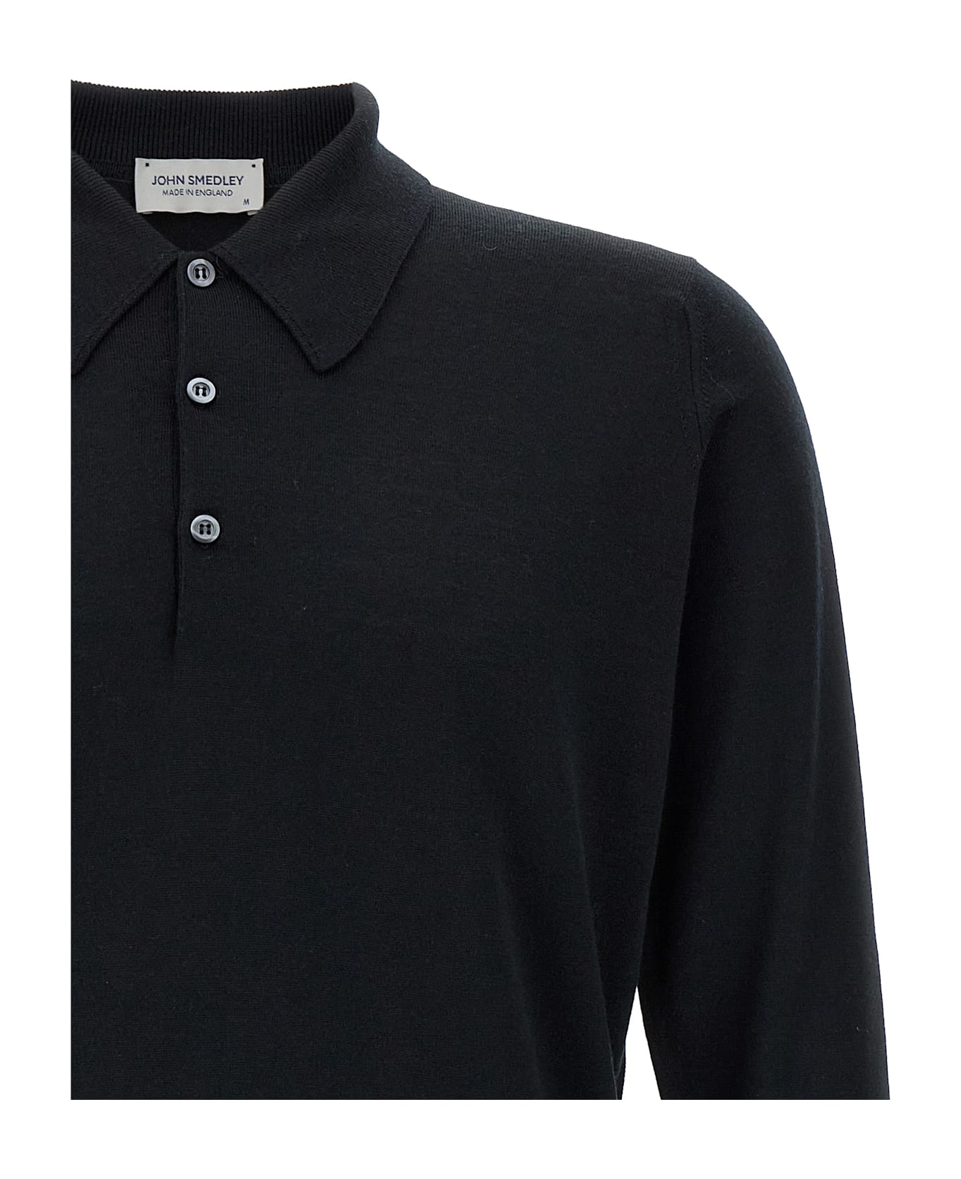 John Smedley 
dorset
 Polo Shirt - Black  