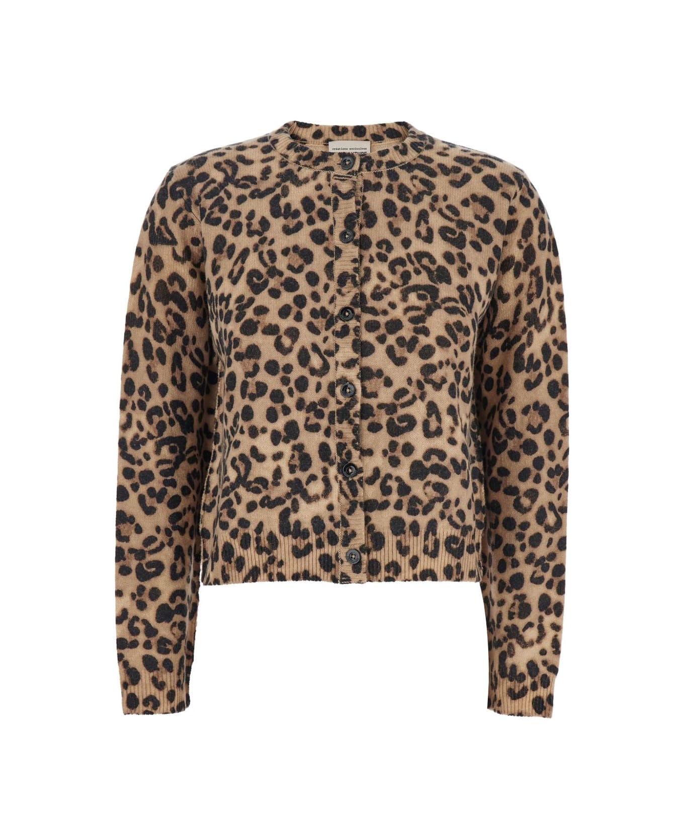 SEMICOUTURE Irmine Wool Blend Cardigan - Brown