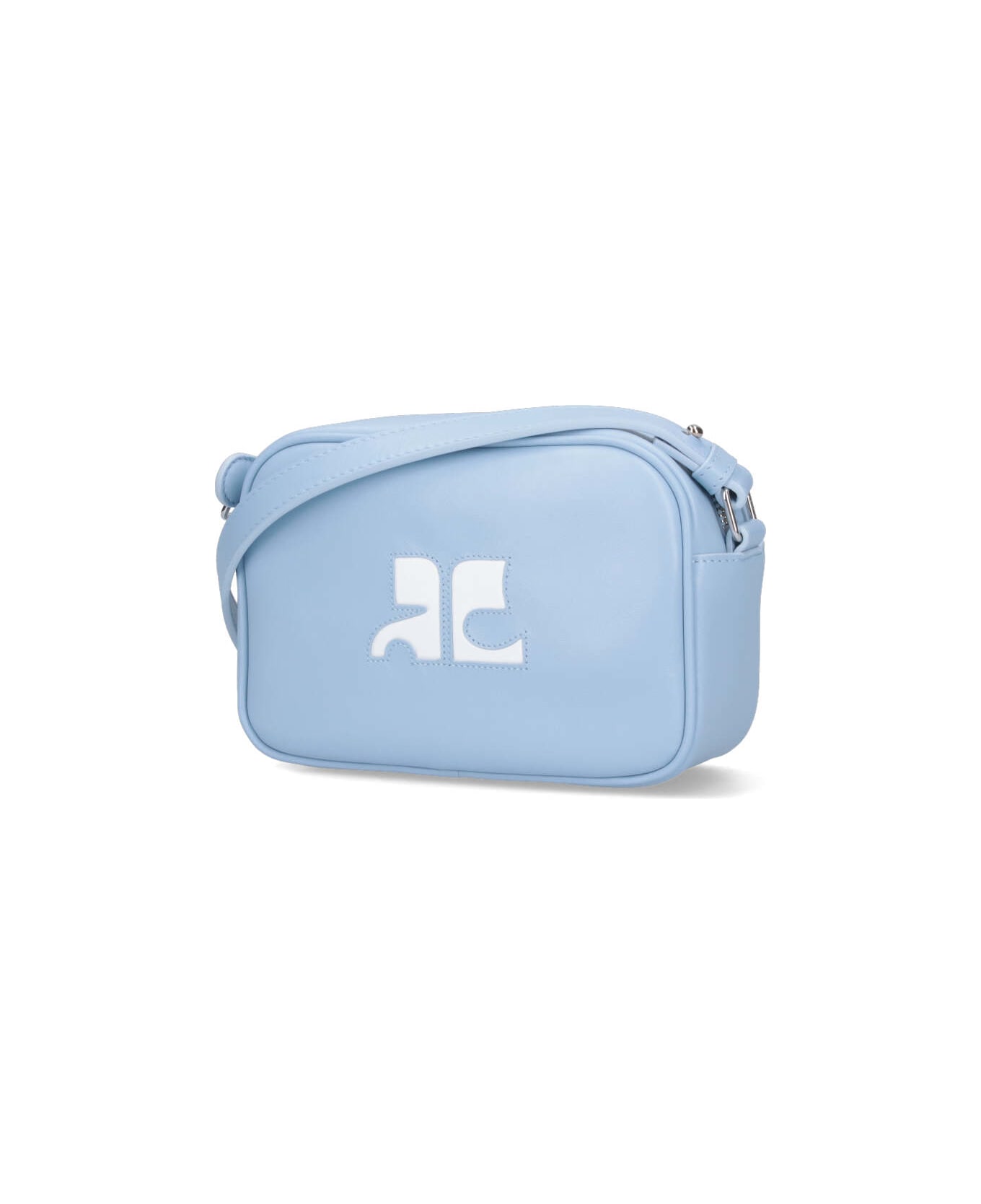 Courrèges "reedition Camera Bag" Crossbody Bag - Light Blue