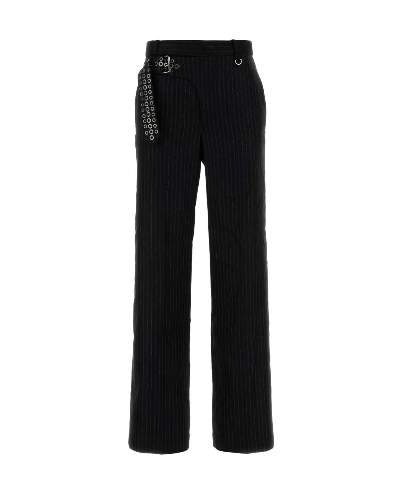Isabel Marant Embroidered Wool Blend Noanne Pant - Black