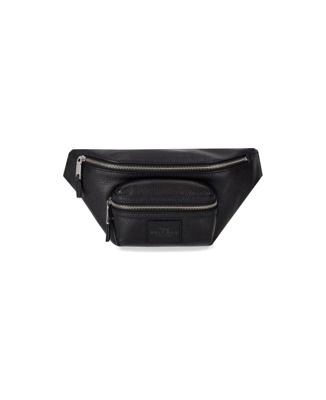 Marc Jacobs The Leather Zip-up Belt Bag - Nero