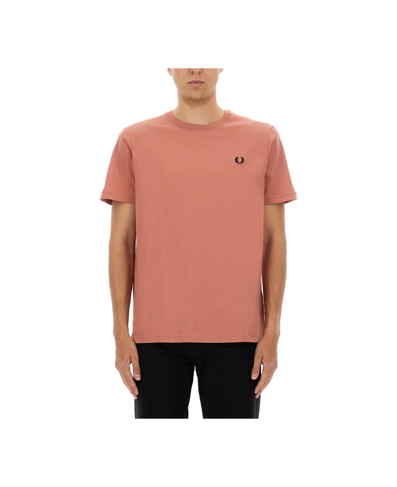 Fred Perry Cotton T-shirt - PINK