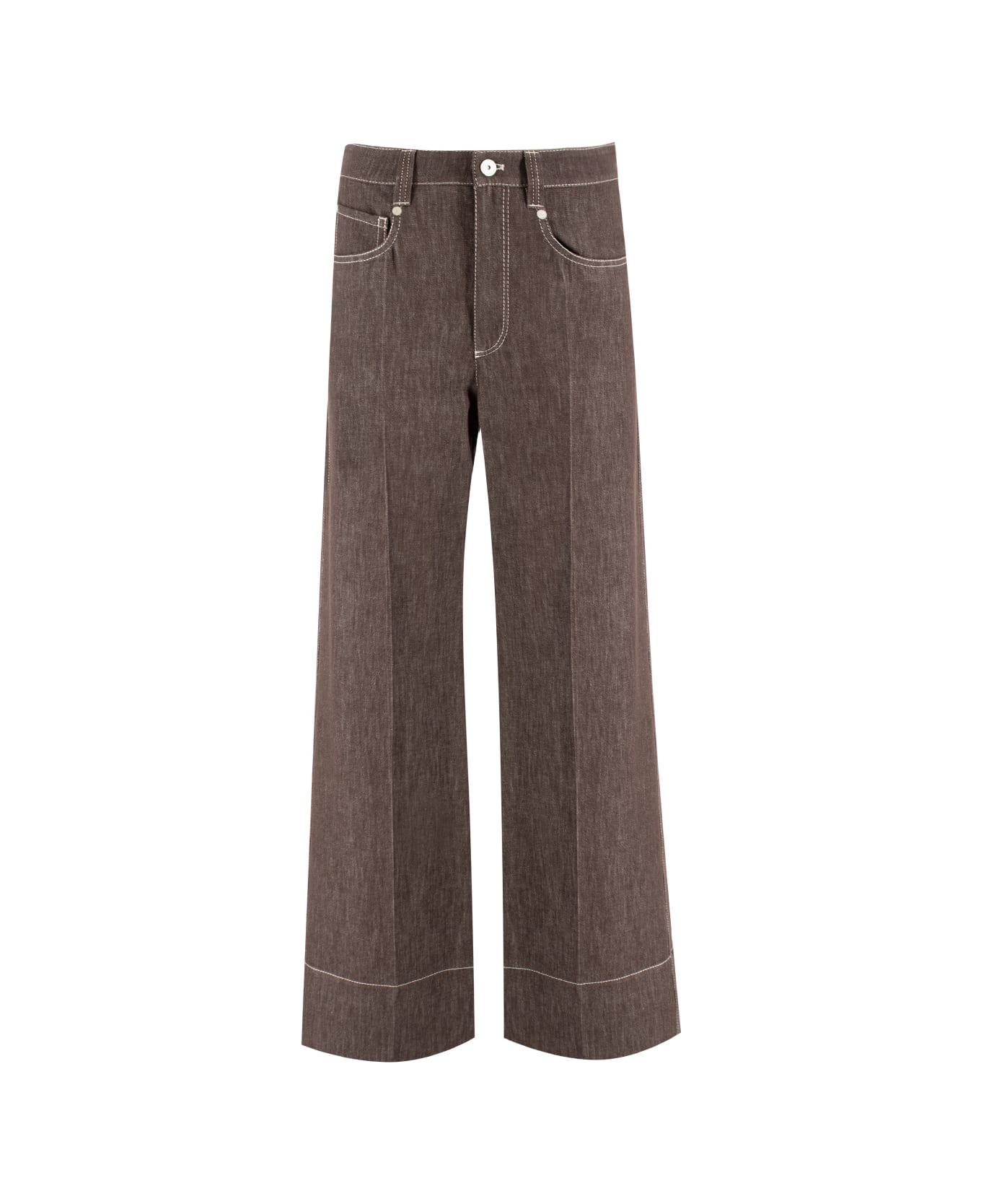Brunello Cucinelli Cotton Denim - BROWN
