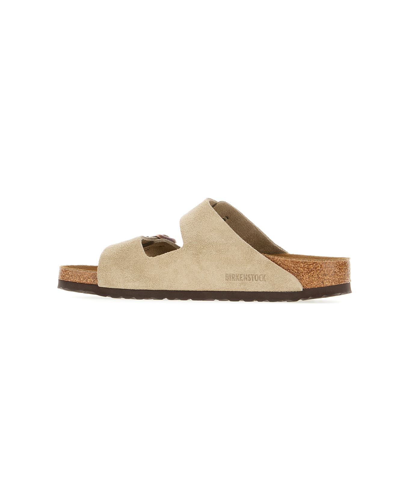 Birkenstock Dove Grey Suede Arizona Sandals - TAUPE