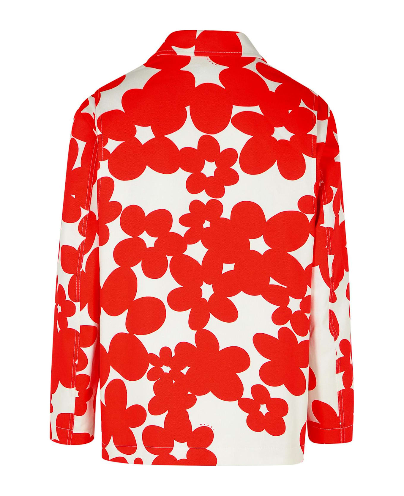 Marni Red Cotton Jacket - Red