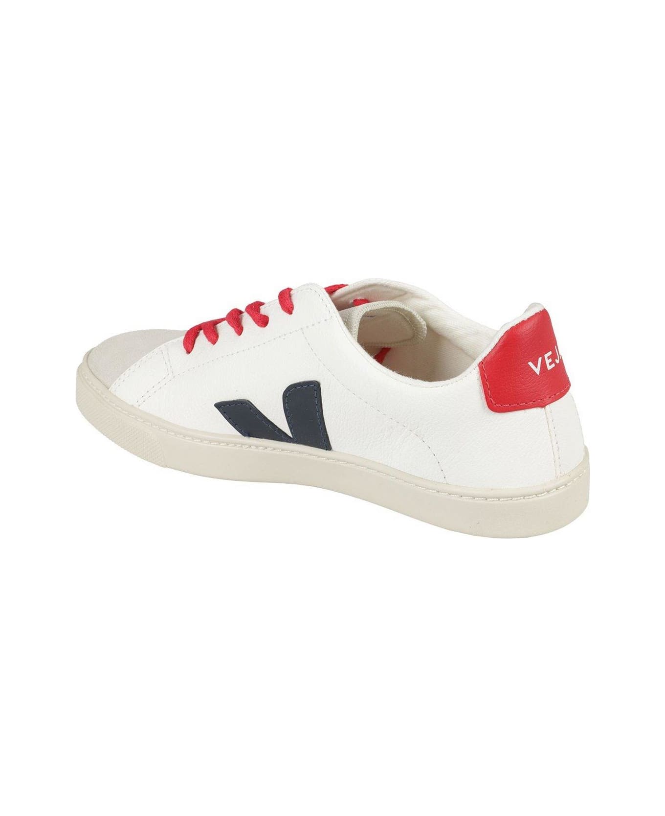 Veja Logo-detailed Lace-up Sneakers - WHITE シューズ
