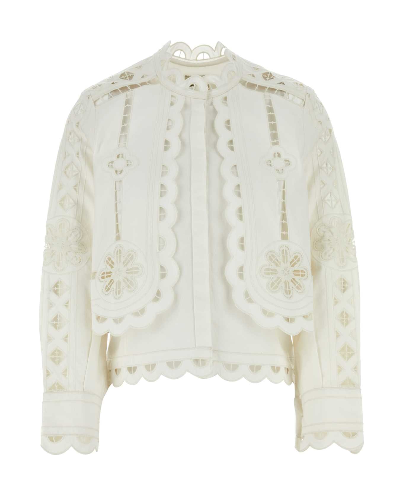 Isabel Marant White Cotton Priscilla Shirt - White シャツ