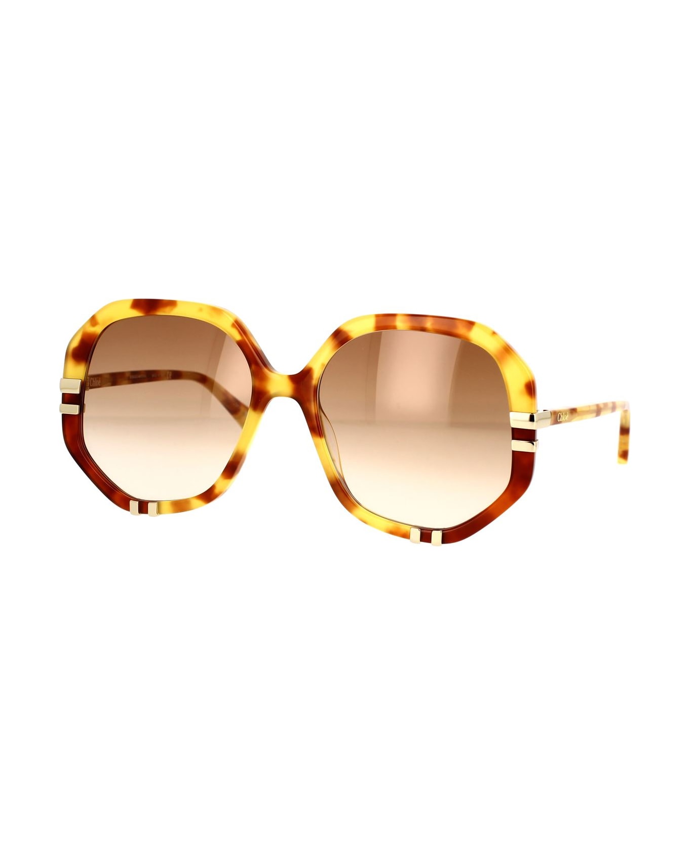 Chloé Havana/brown West Sunglasses - Brown