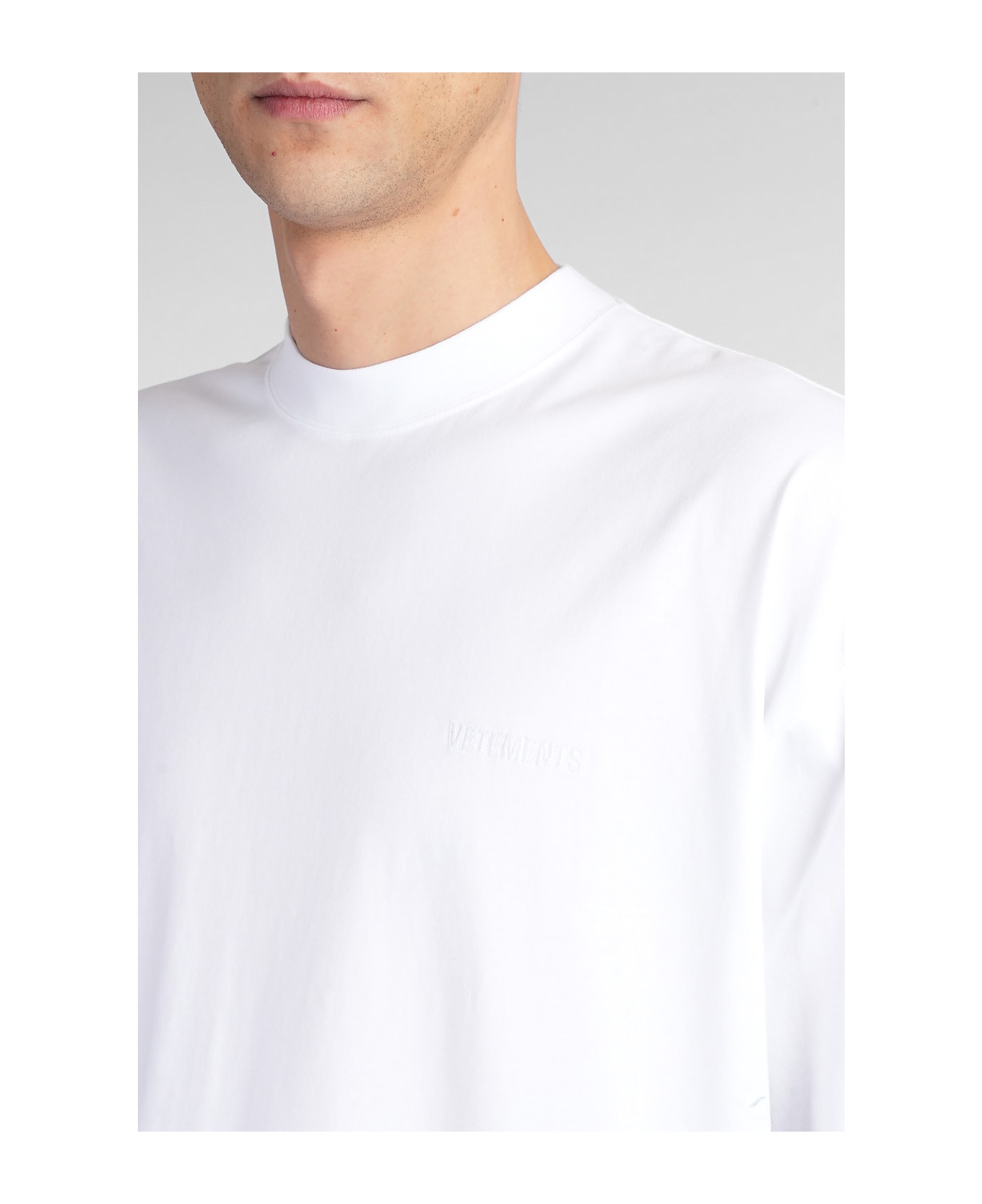 VETEMENTS T-shirt In White Cotton - white
