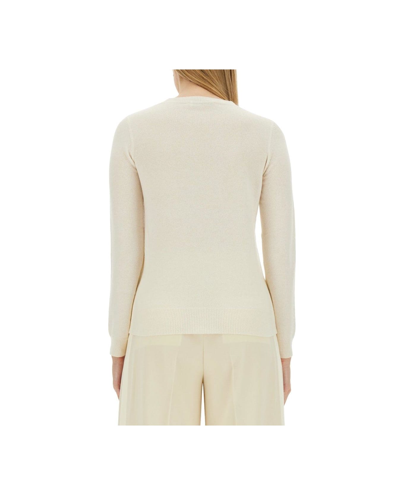 Max Mara Bari Wool And Cashmere Sweater - WHITE ニットウェア