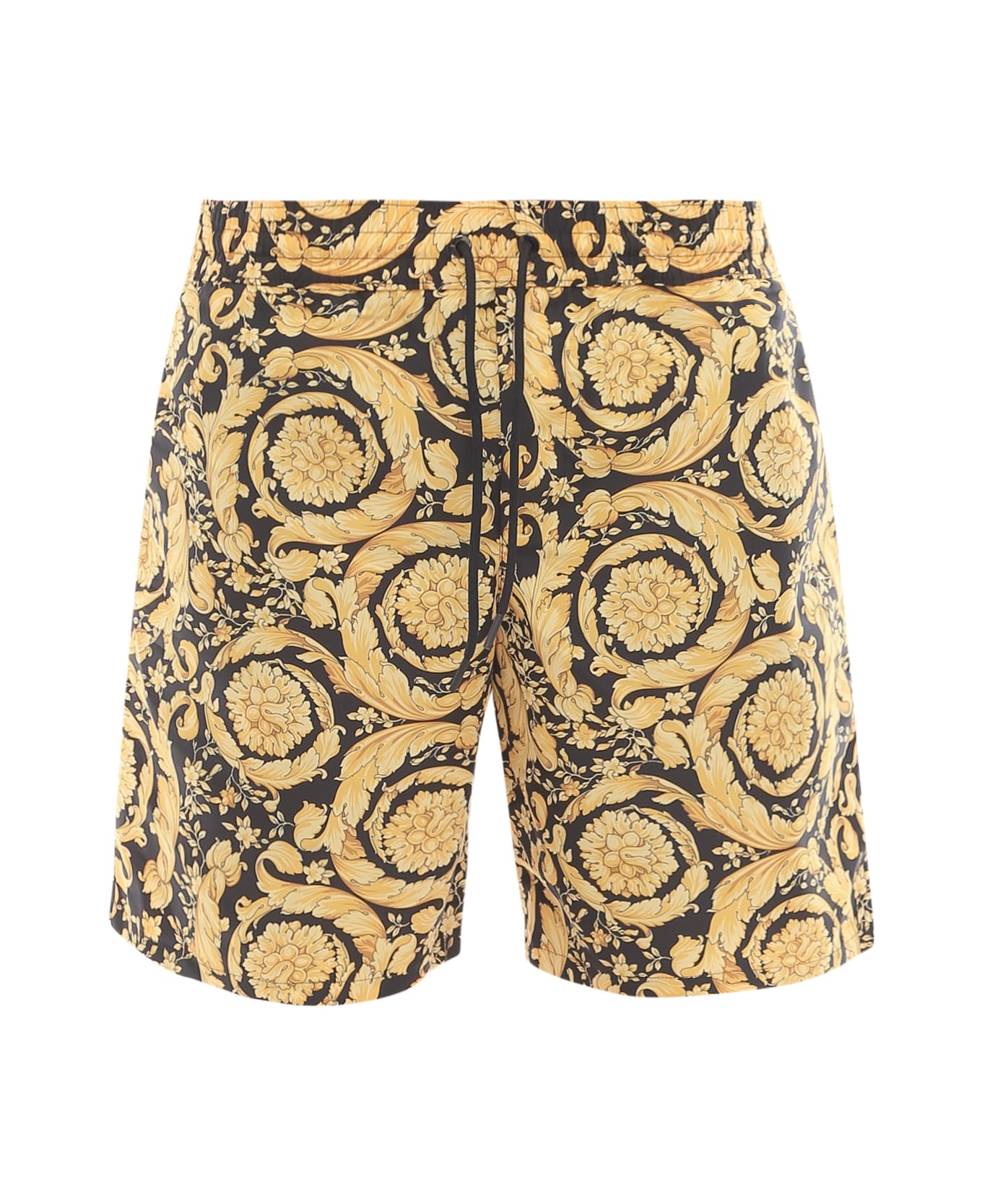 Versace Swim Trunks - BLACK/YELLOW