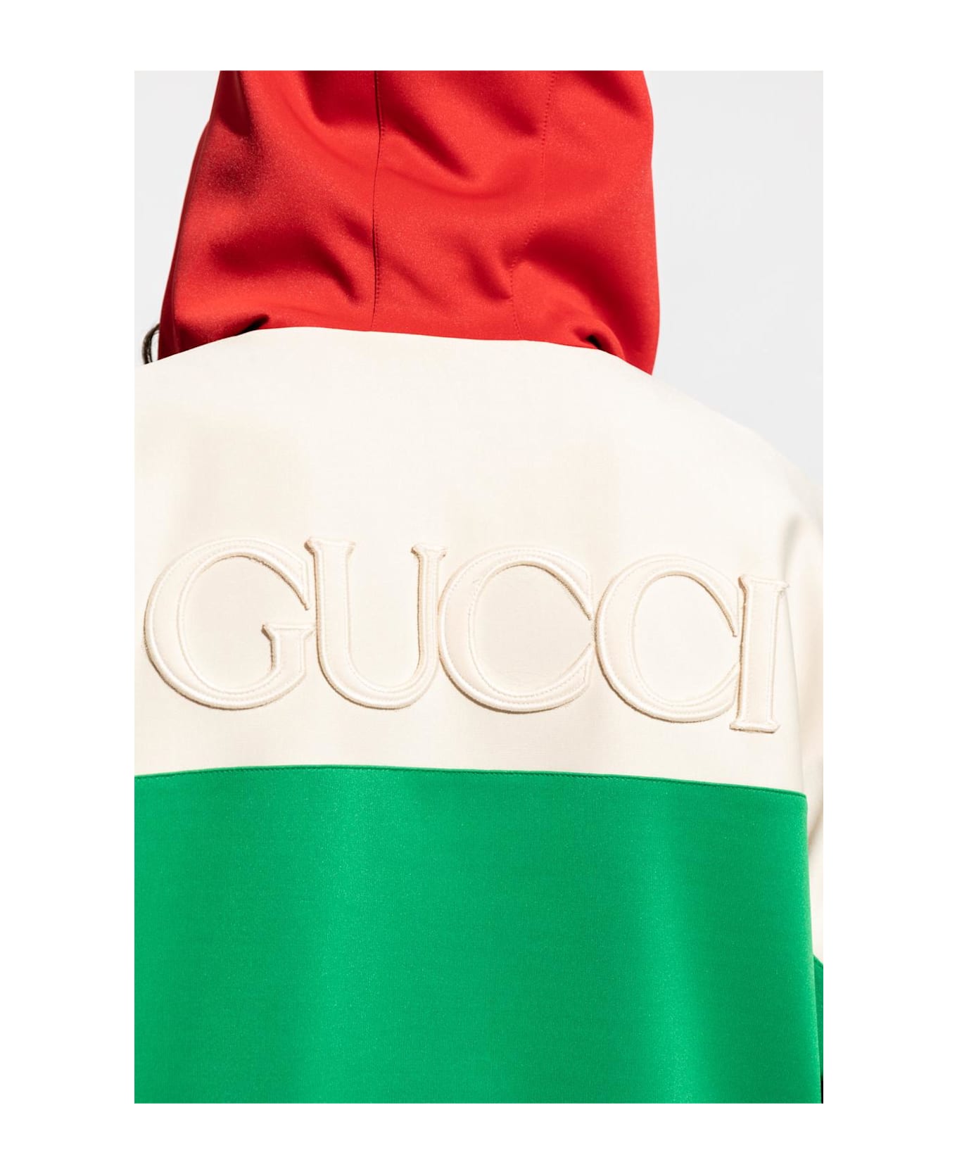 Gucci Hoodie With 'web' Stripe - MULTICOLOUR