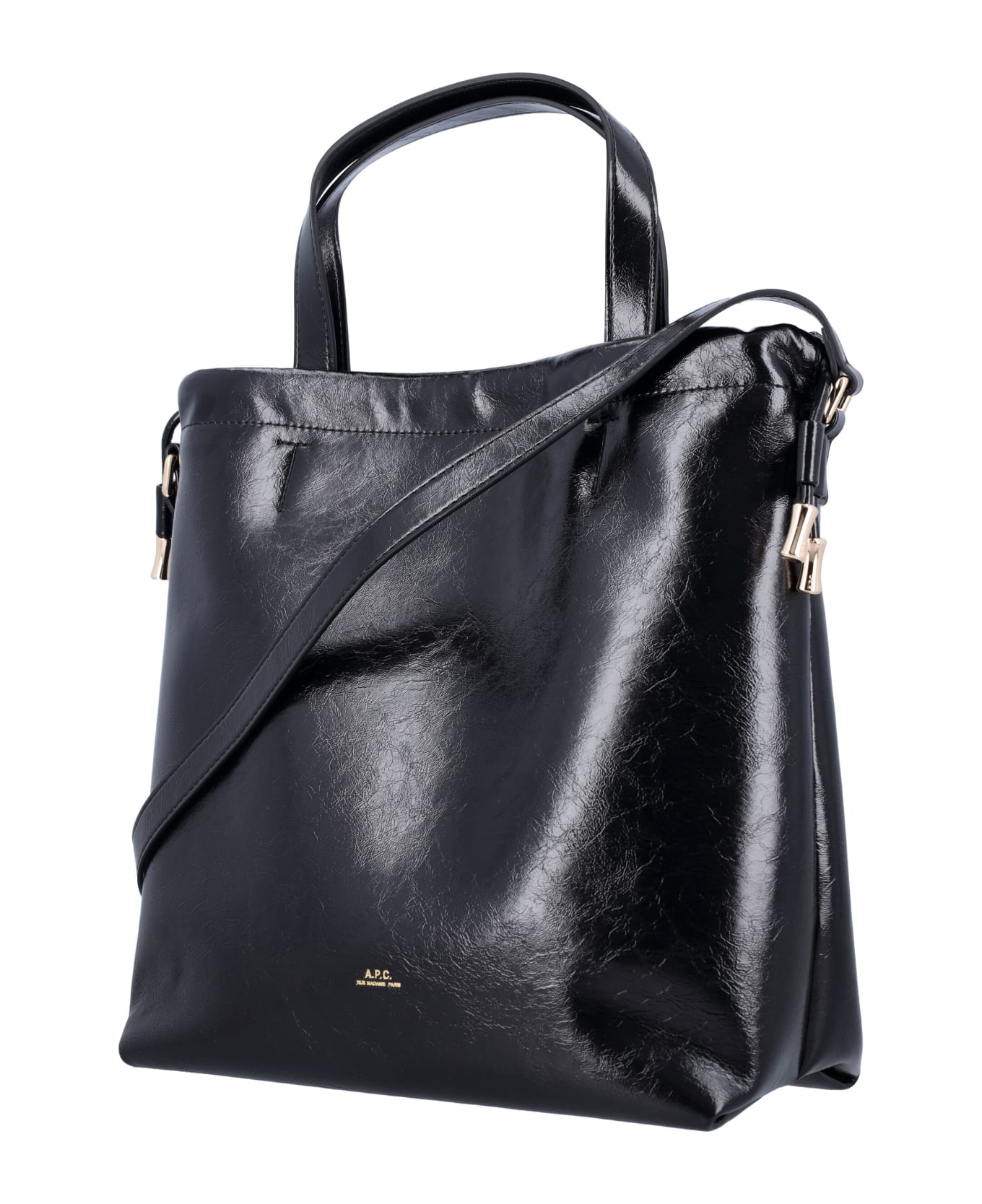 A.P.C. Ninon Shopping Bag - BLACK