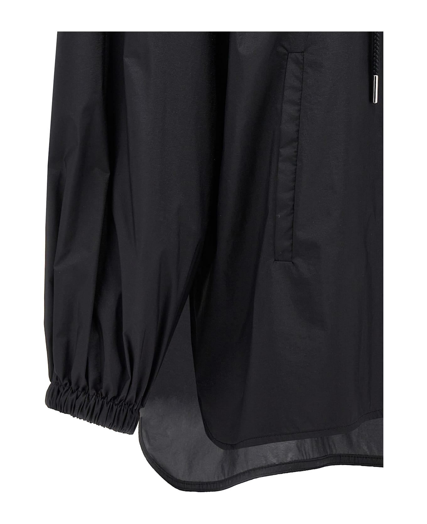 Moncler Ruffled Windbreaker - Black  