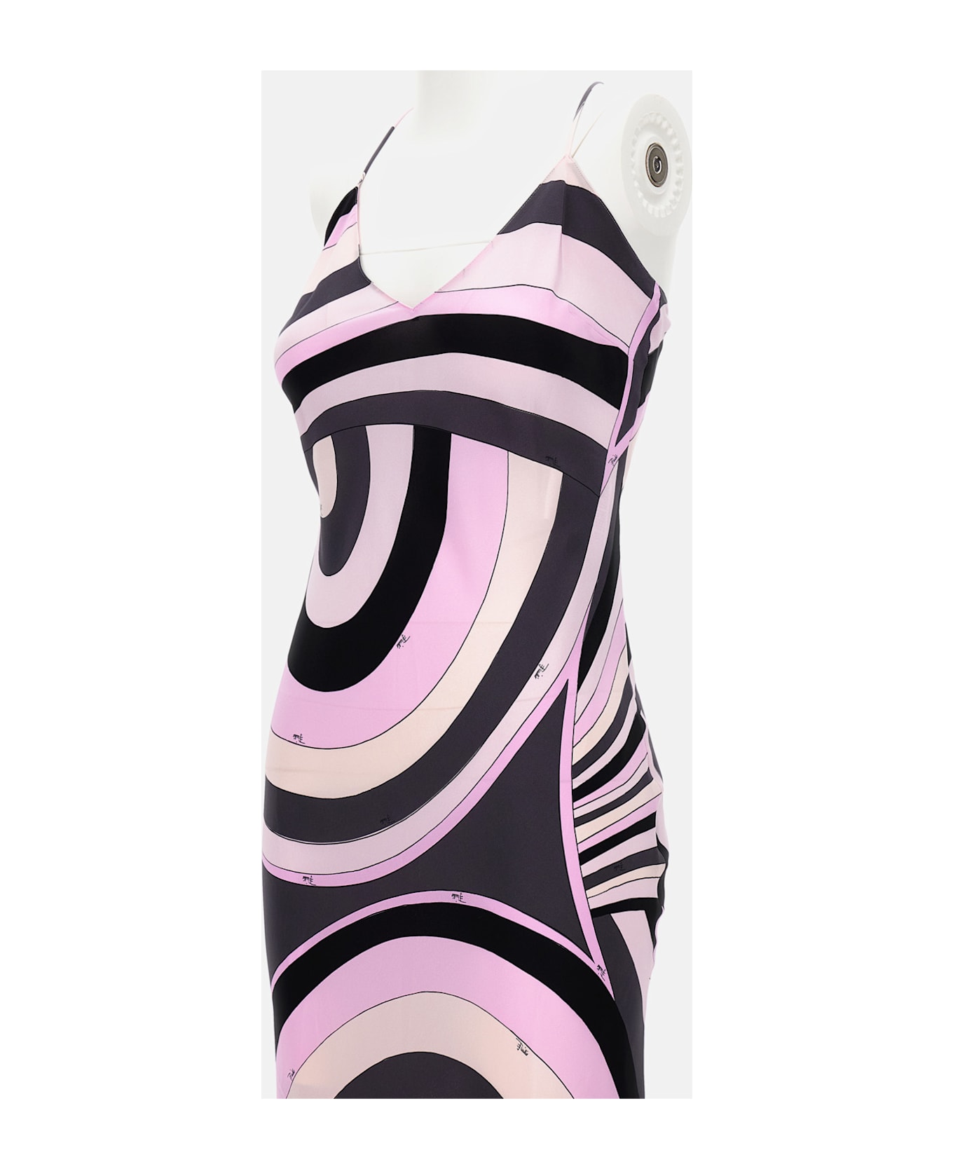 Pucci Crepe De Chine Slip Dress - Pink