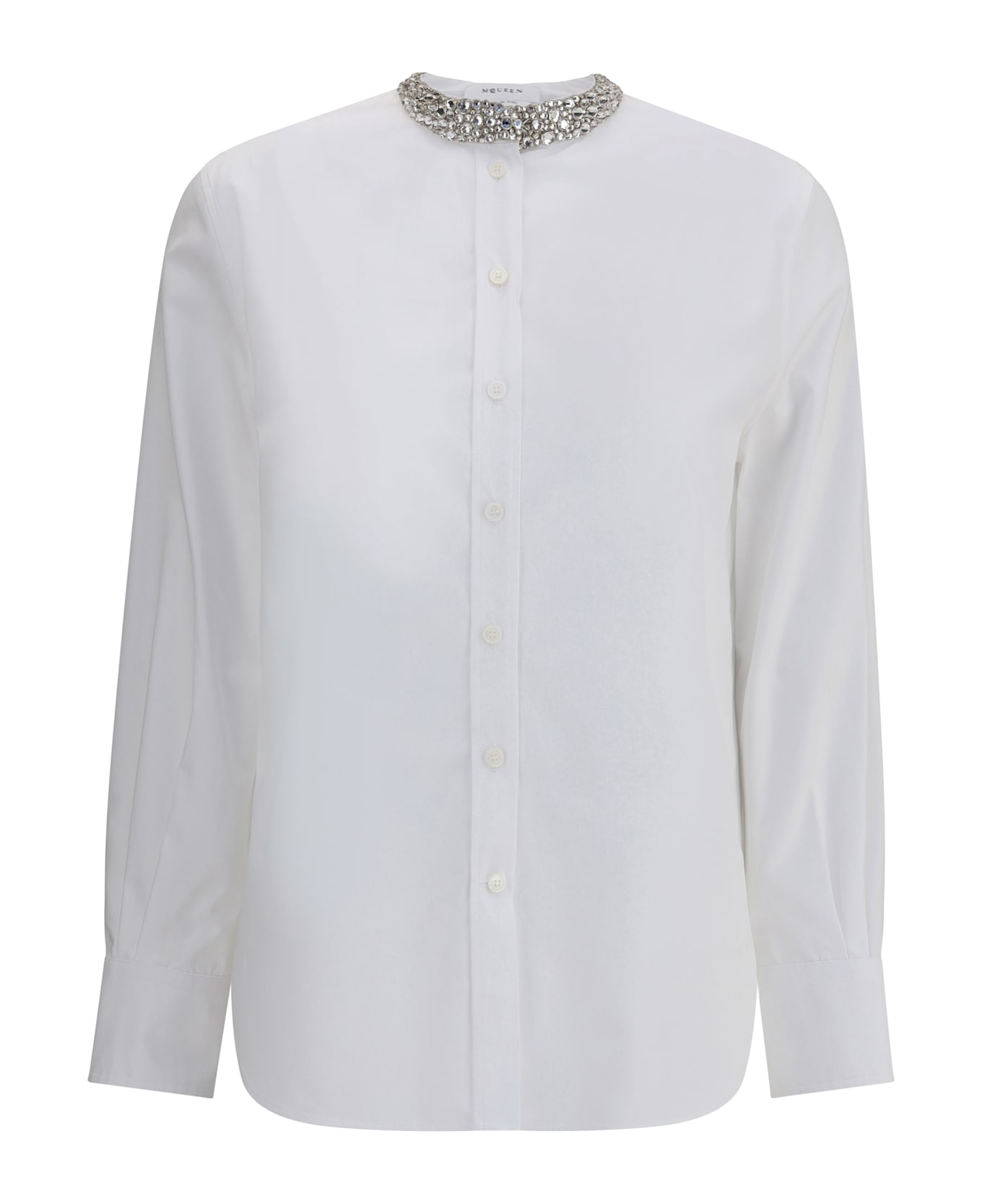 Alexander McQueen Shirt With Embellished Collar