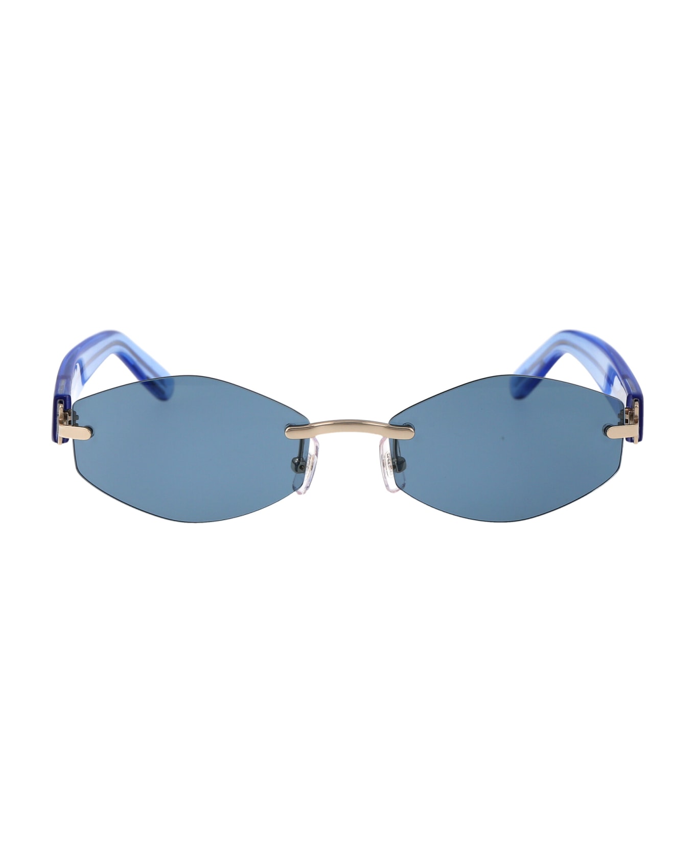 GCDS Gd0040 Sunglasses - 32V Oro/Blu