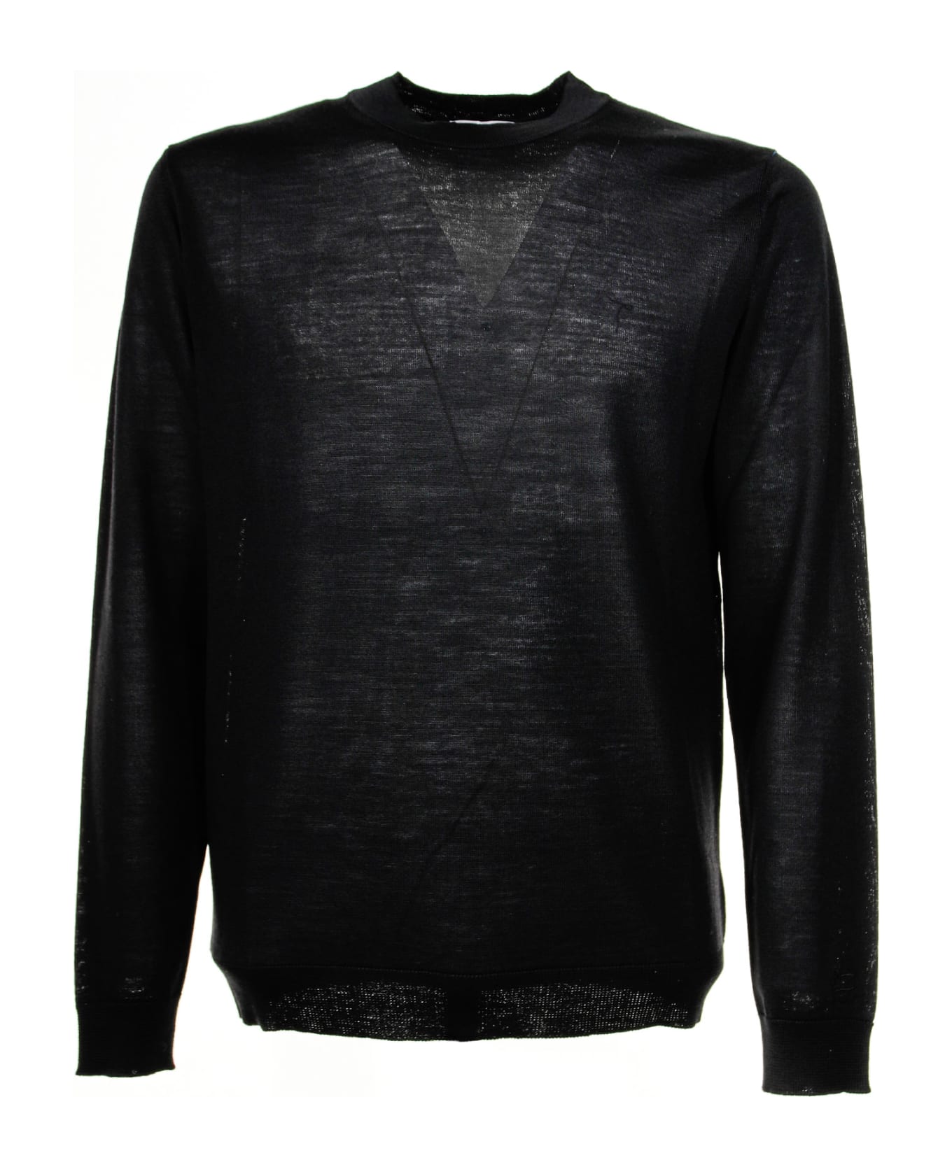 Woolrich Crewneck Sweater - BLACK ニットウェア