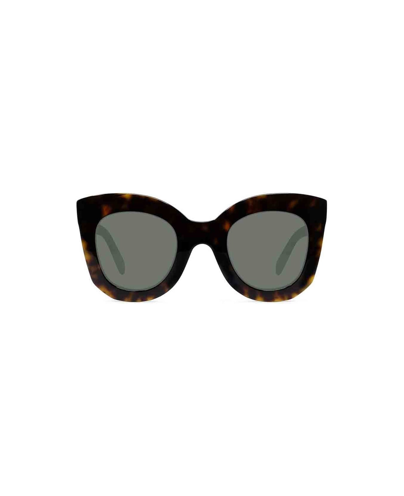 Celine Sunglasses - Marrone tartarugato/Verde