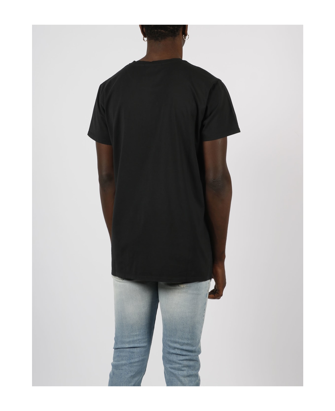 14 Bros Boo Print T-shirt - Black シャツ