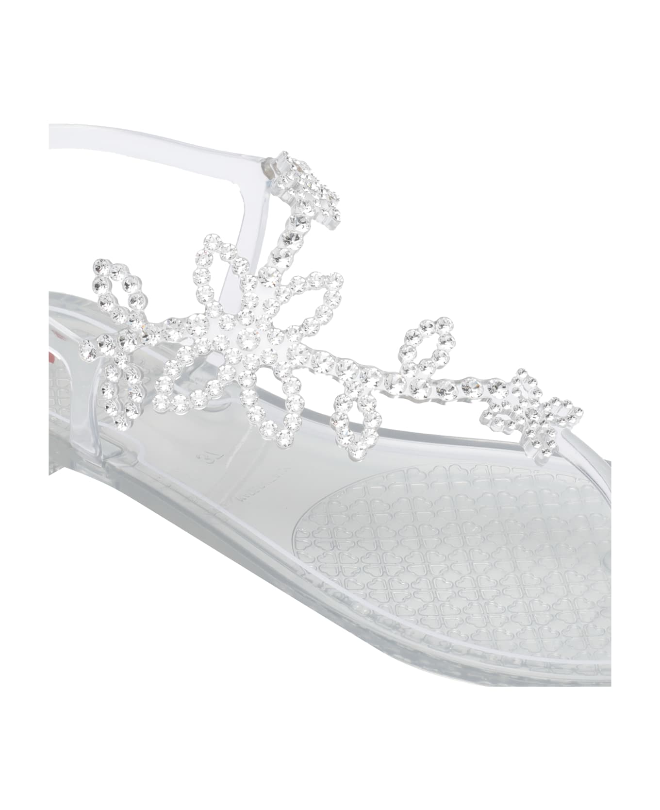Menghi Rubber Sandals - Silver