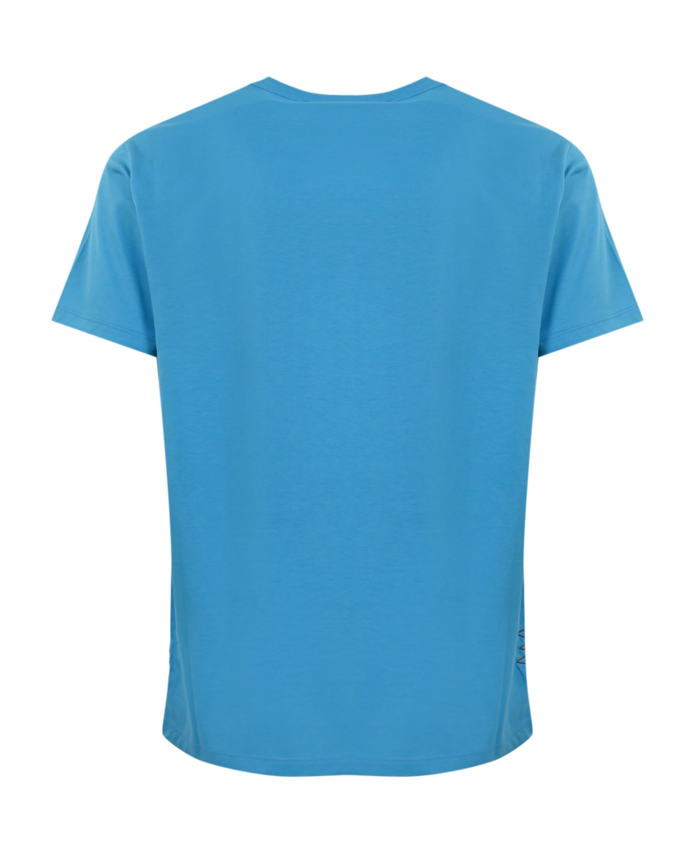 K-Way T-shirt With Logo - Turquoise