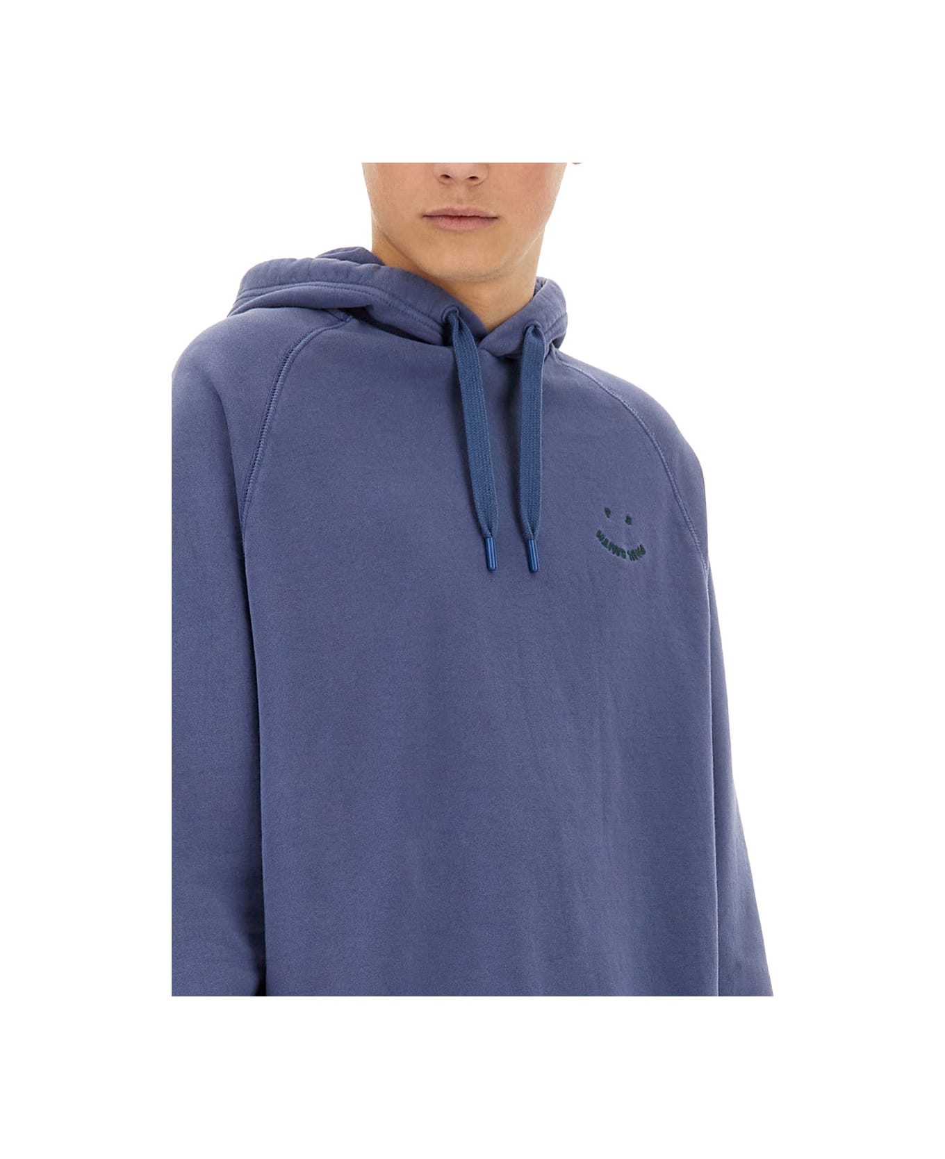 PS by Paul Smith "happy" Hoodie - BLUE