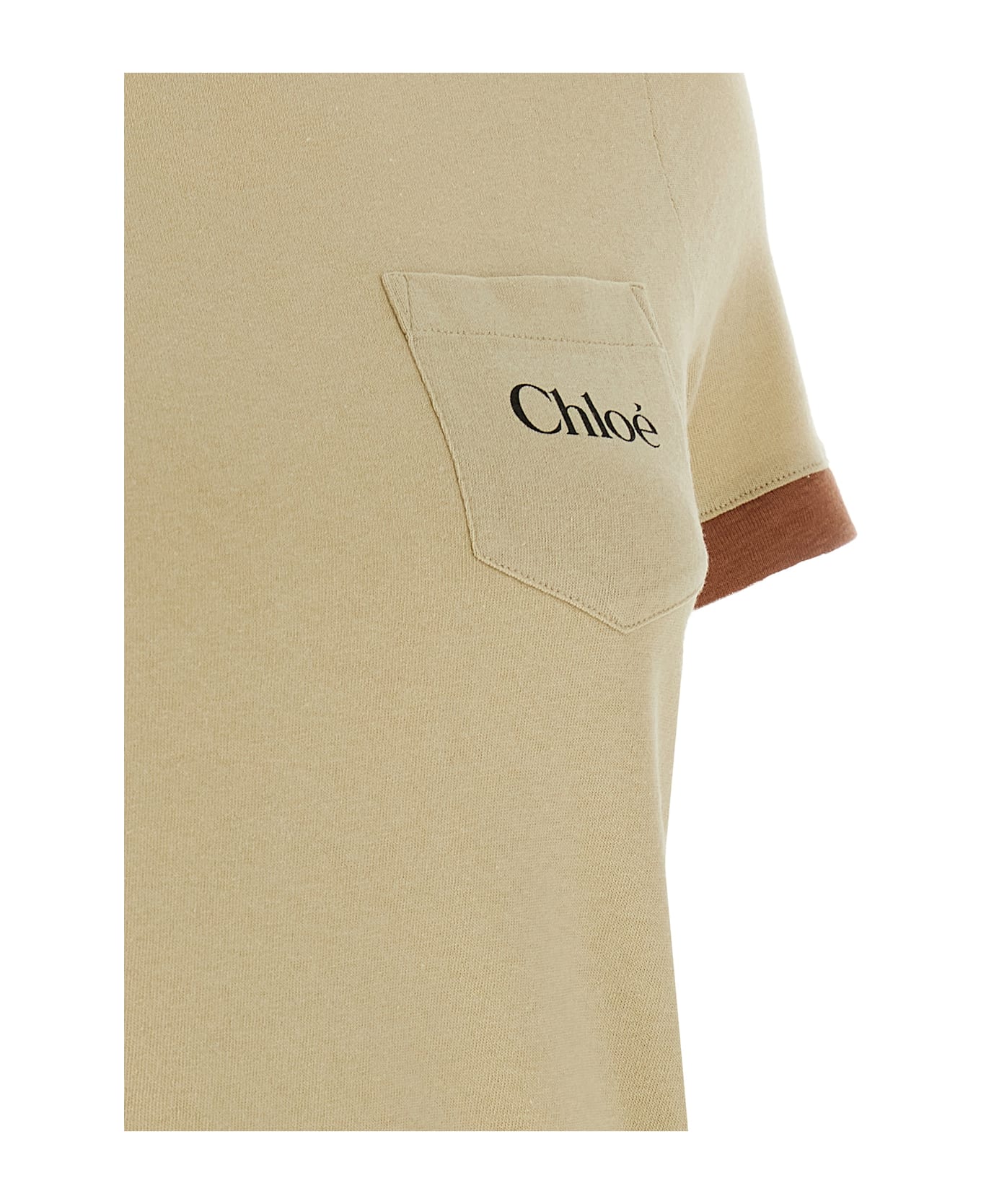 Chloé Logo T-shirt - Beige