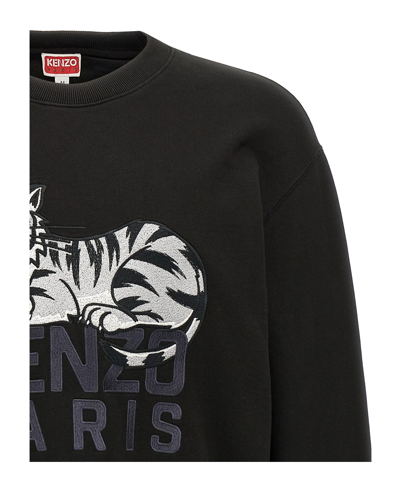 Kenzo Happy Tiger Sweatshirt - BLACK