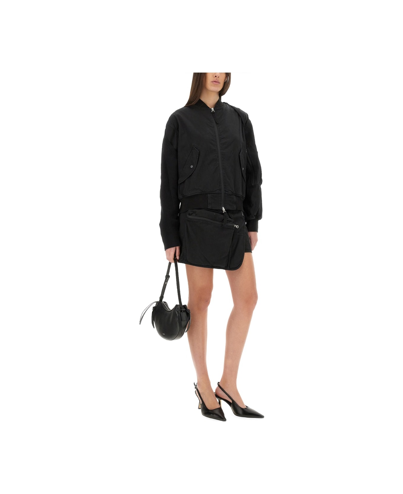 Helmut Lang Bomber "ma1" - BLACK